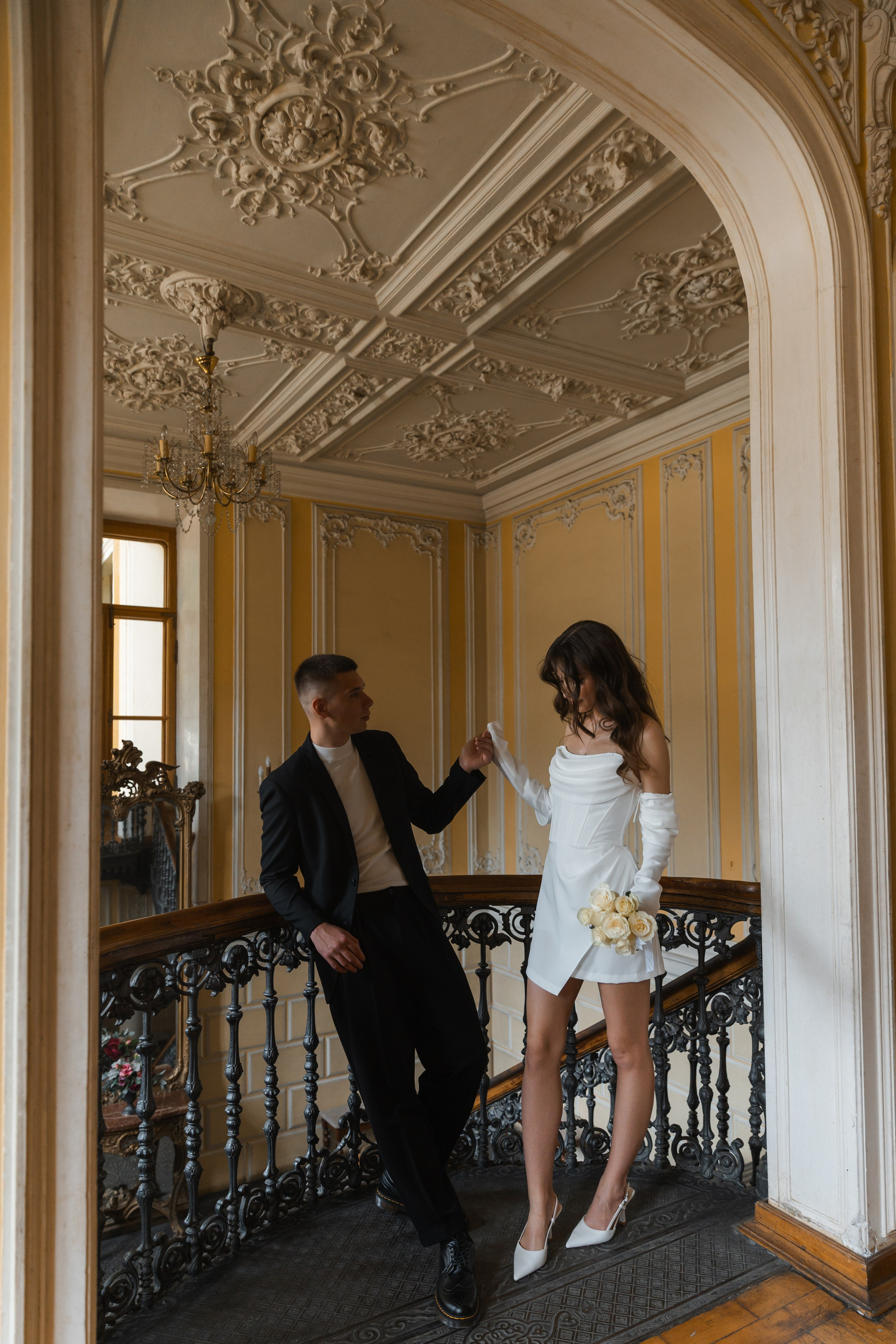 Даниил и Анастасия. Свадебная фотосессия в Библиотеке-читальне им. А. С. Пушкина. Фотограф и видеограф Анна Домашенко