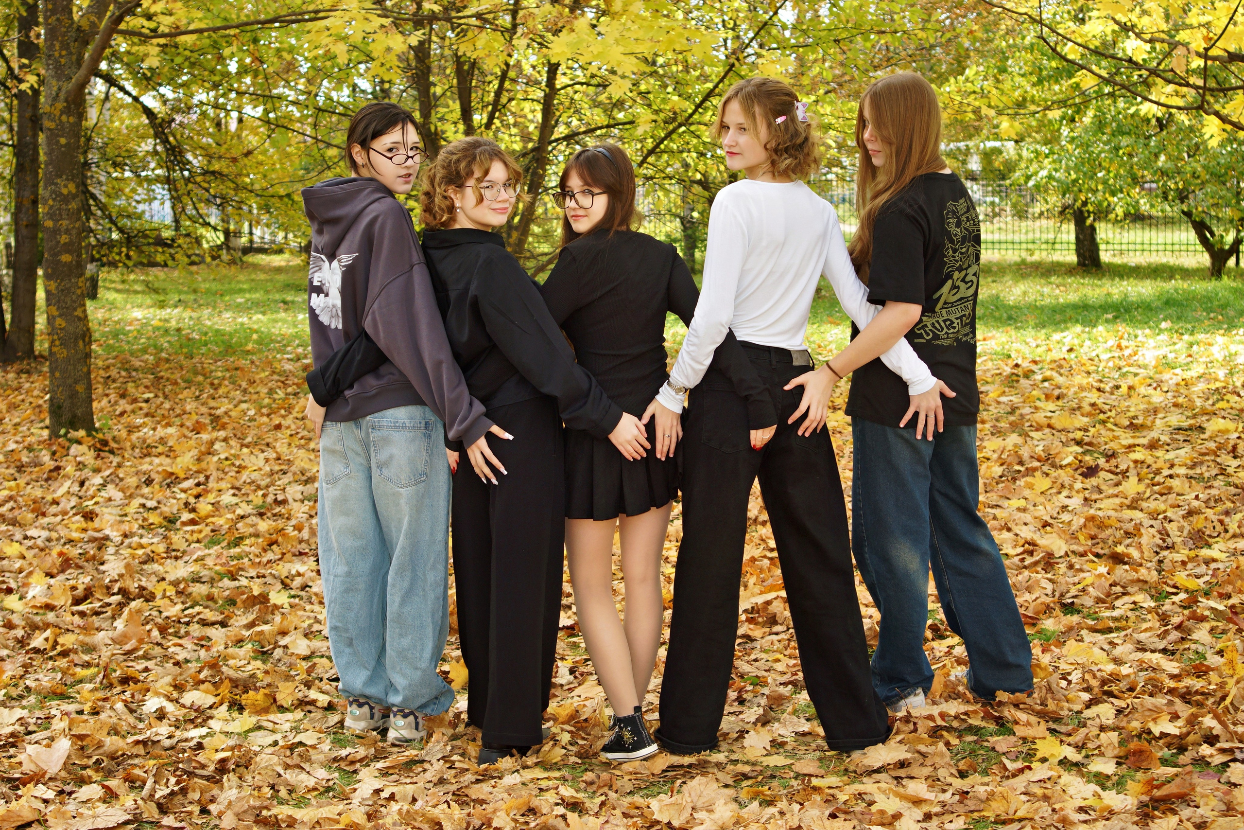 Осенняя фотосессия в школе г. Йошкар-Ола