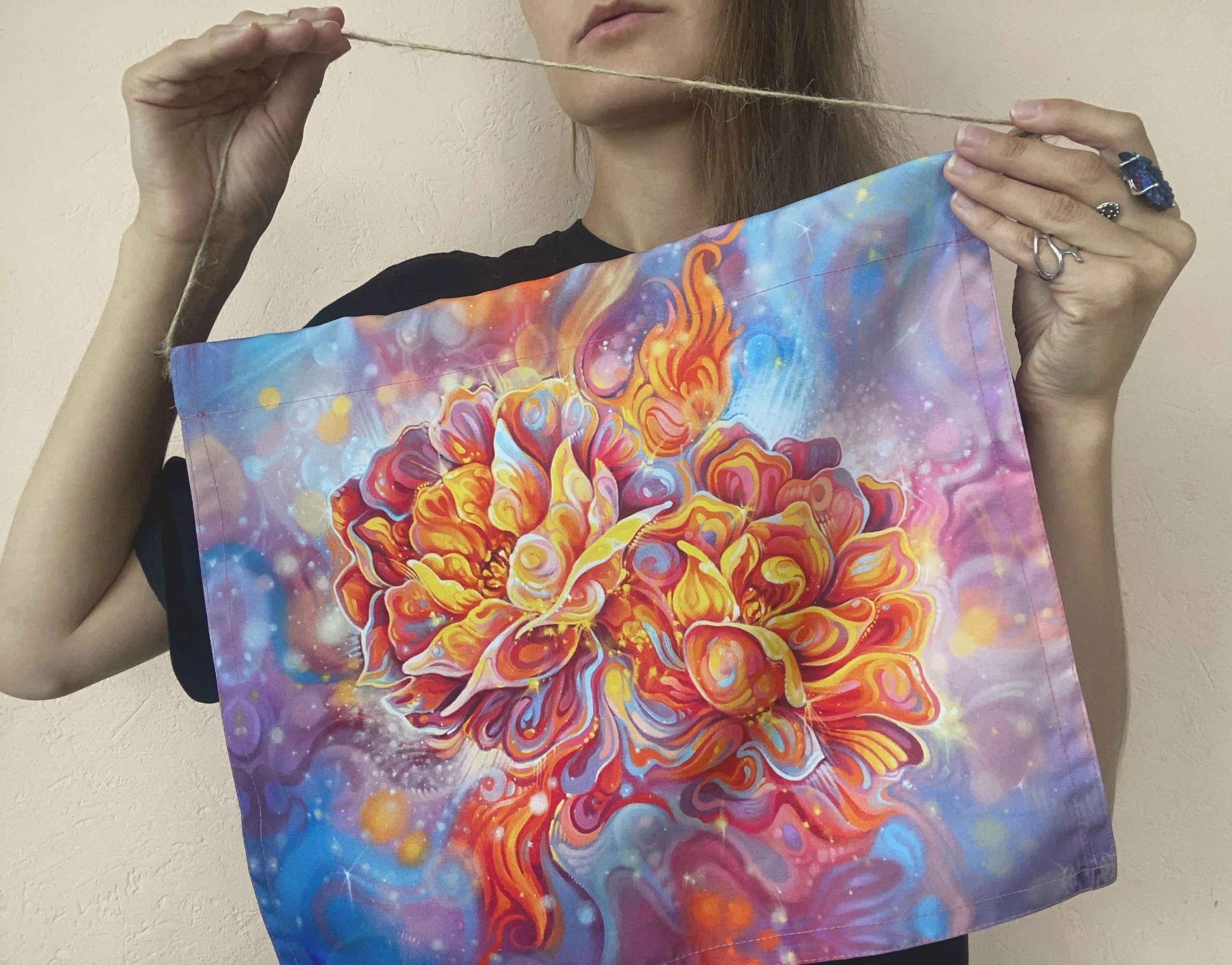 Картины на ткани. Художник, арт — терапевт, преподаватель рисования Шабырова Анна, Москва