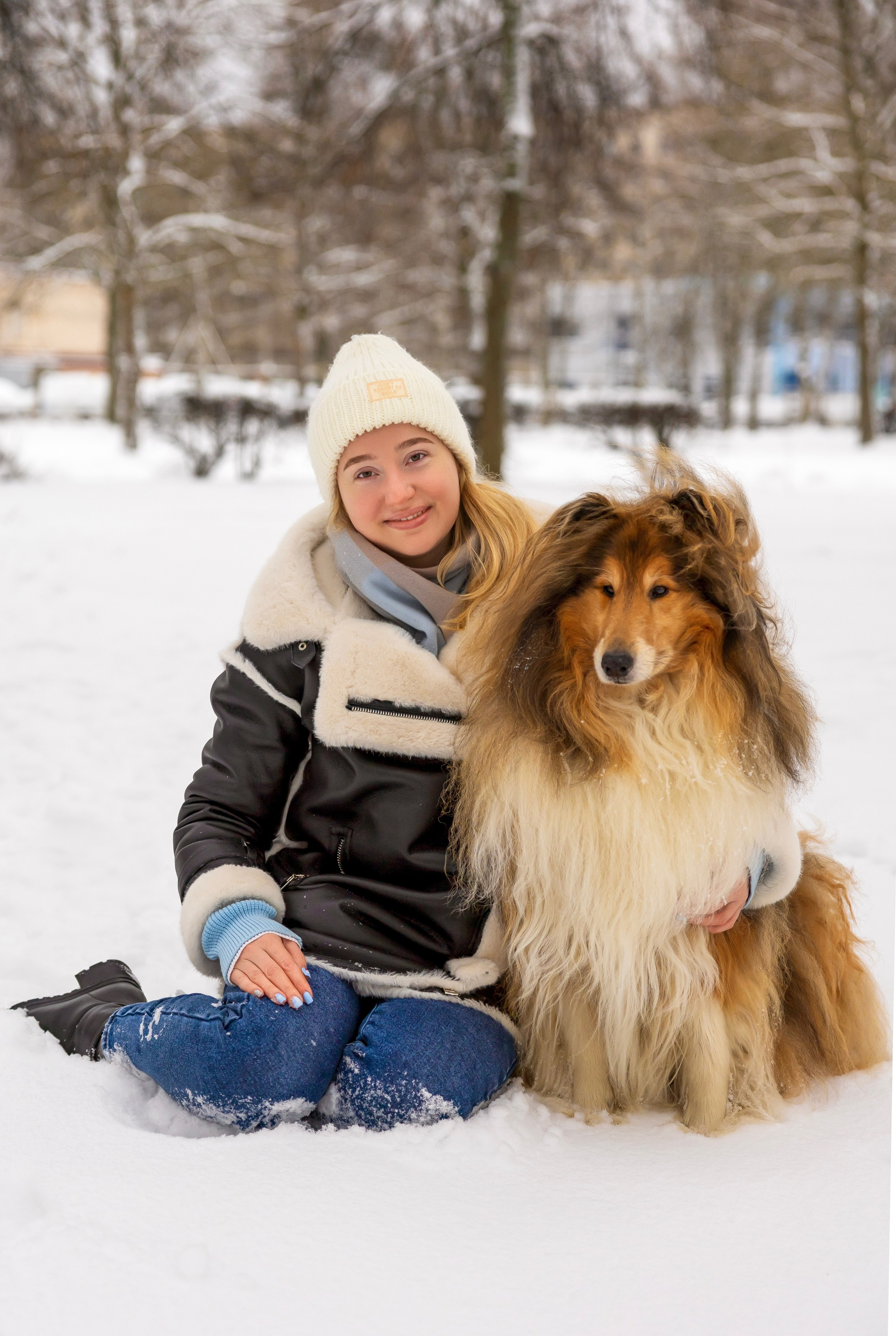 Фотосессия с питомцами (Анастасия, Габри и Лара). Фотограф Люся Воробьева