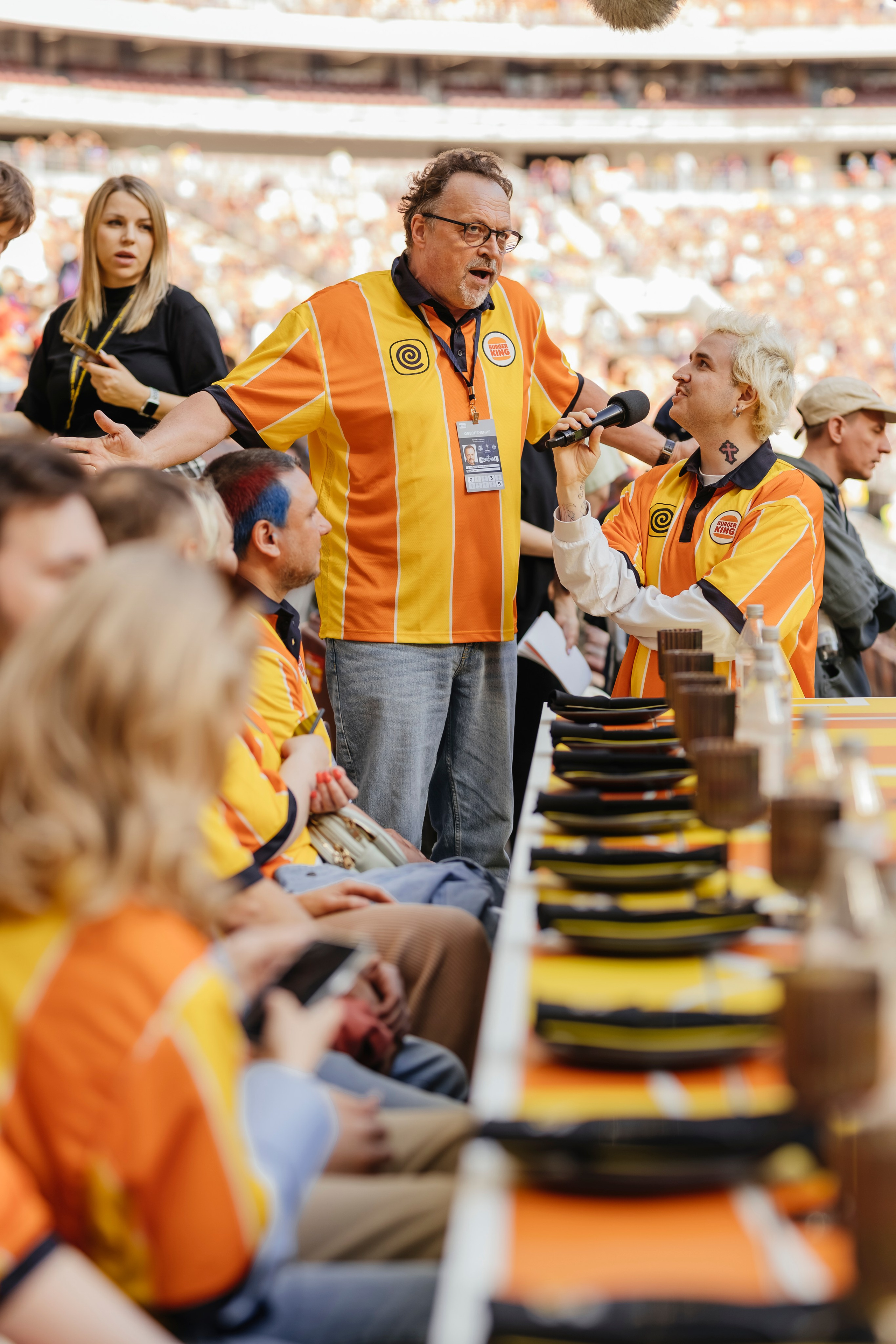 Яндекс Еда x Burger King На финале кубка России по футболу. Репортажный, event, концертный и backstage фотограф из Москвы Виталий Кривцов