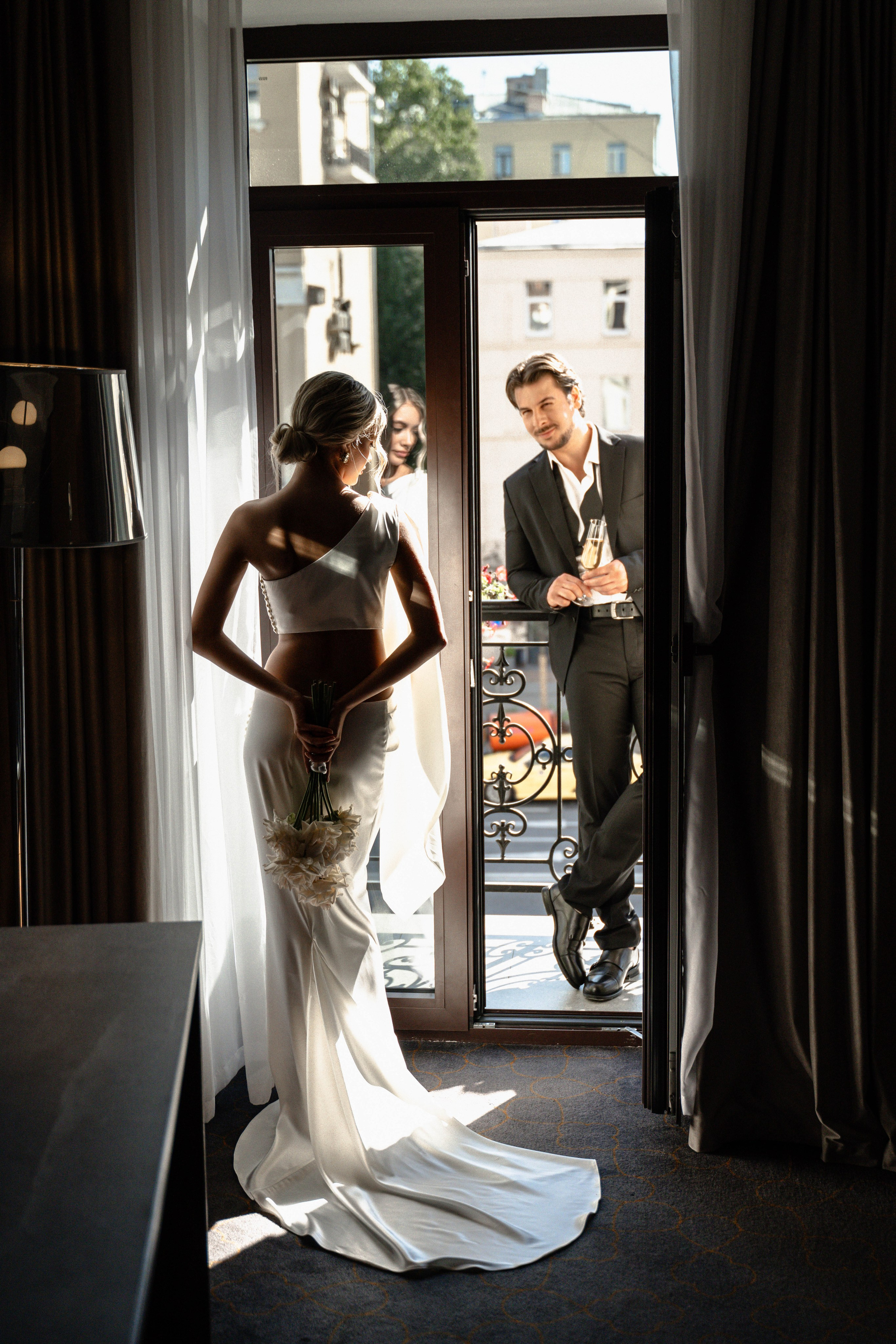 Свадебное утро в отеле Москвы. Фотограф Чекмагуш Уфа Хансверова Зарина