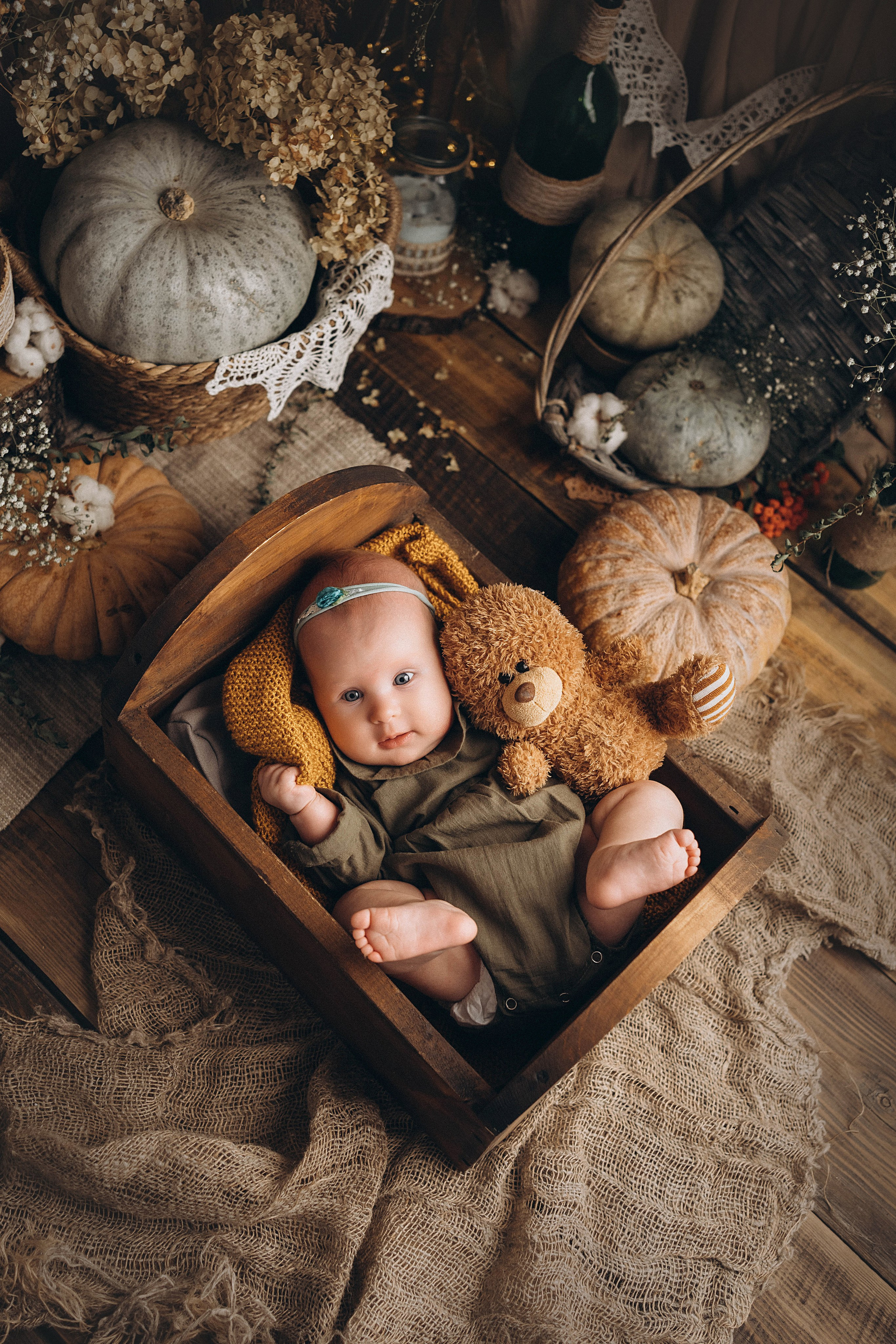 Тыквенный фотопроект. Семейный и детский фотограф новорожденных Ульяновск
