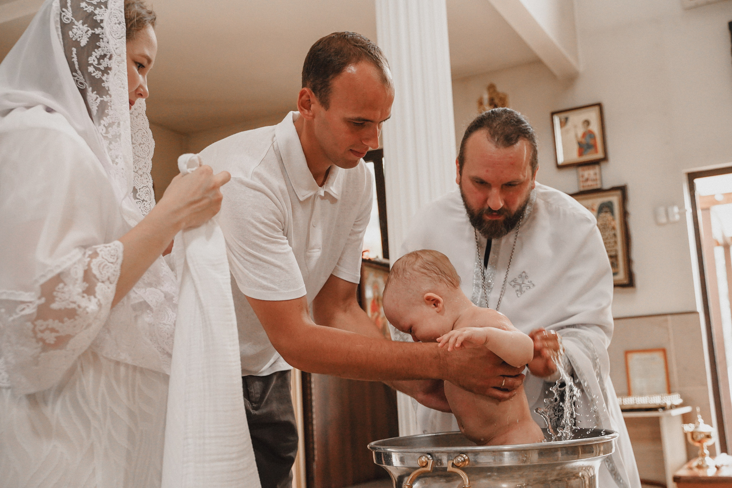 Крещение Лёвы. Семейный и женский фотограф в Краснодаре Анастасия Приймак