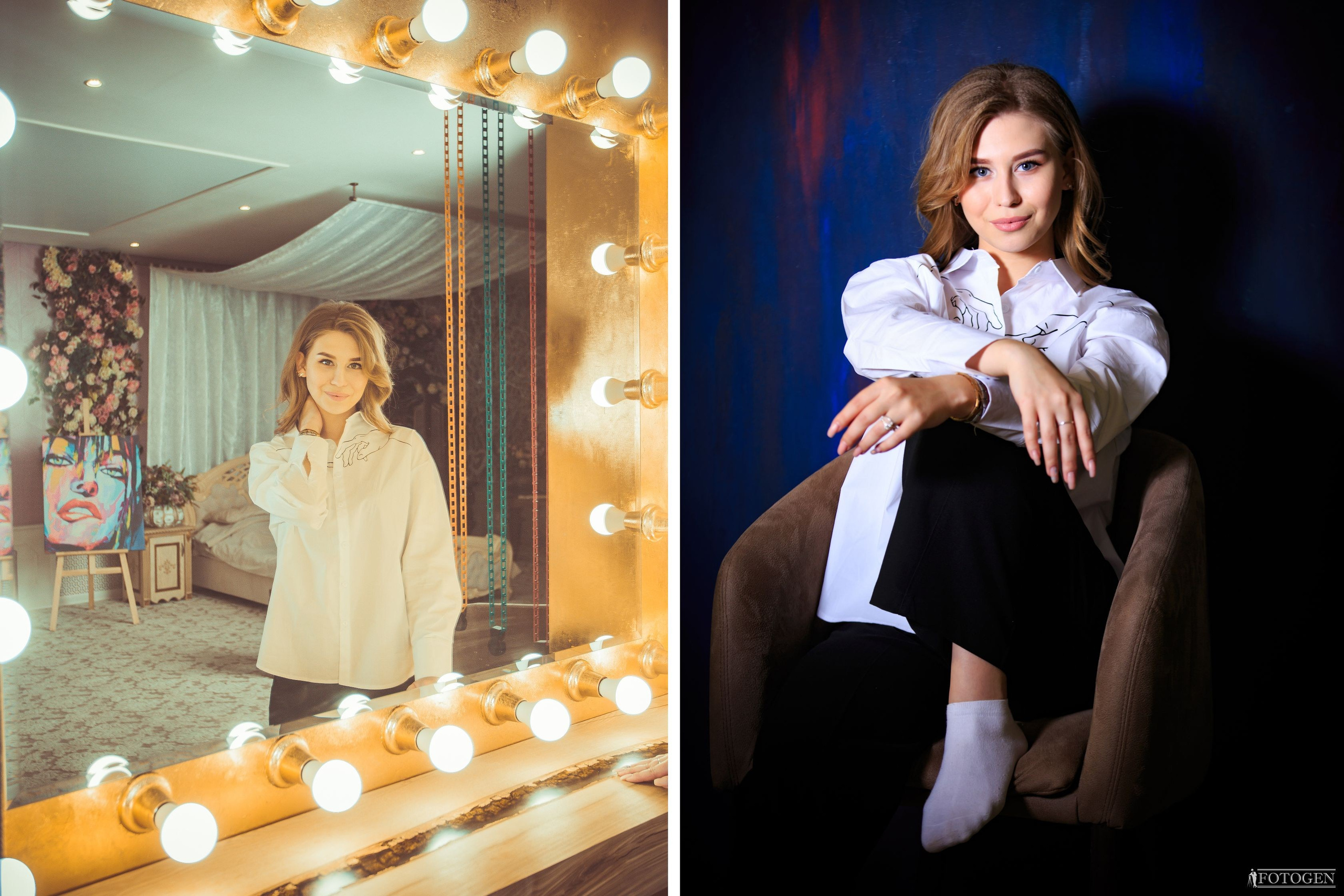 Современная элегантность: Стильные фотосессии в Fotogen. Интерьерная фотостудия FOTOGEN г. Краснодар