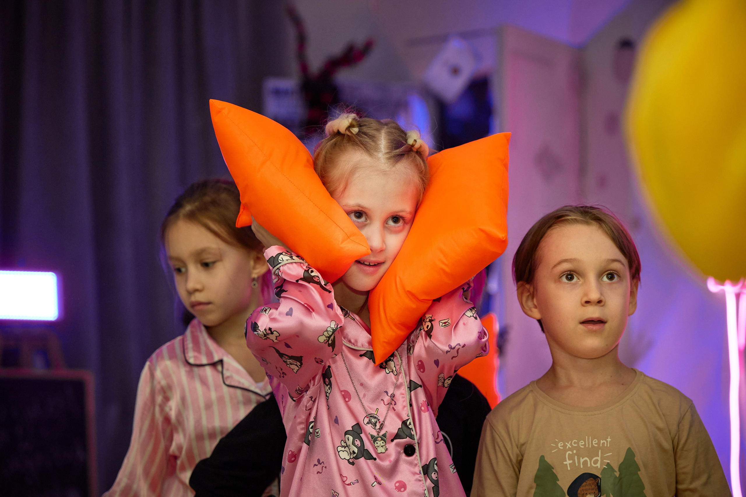 Репортажные кадры с детских праздников