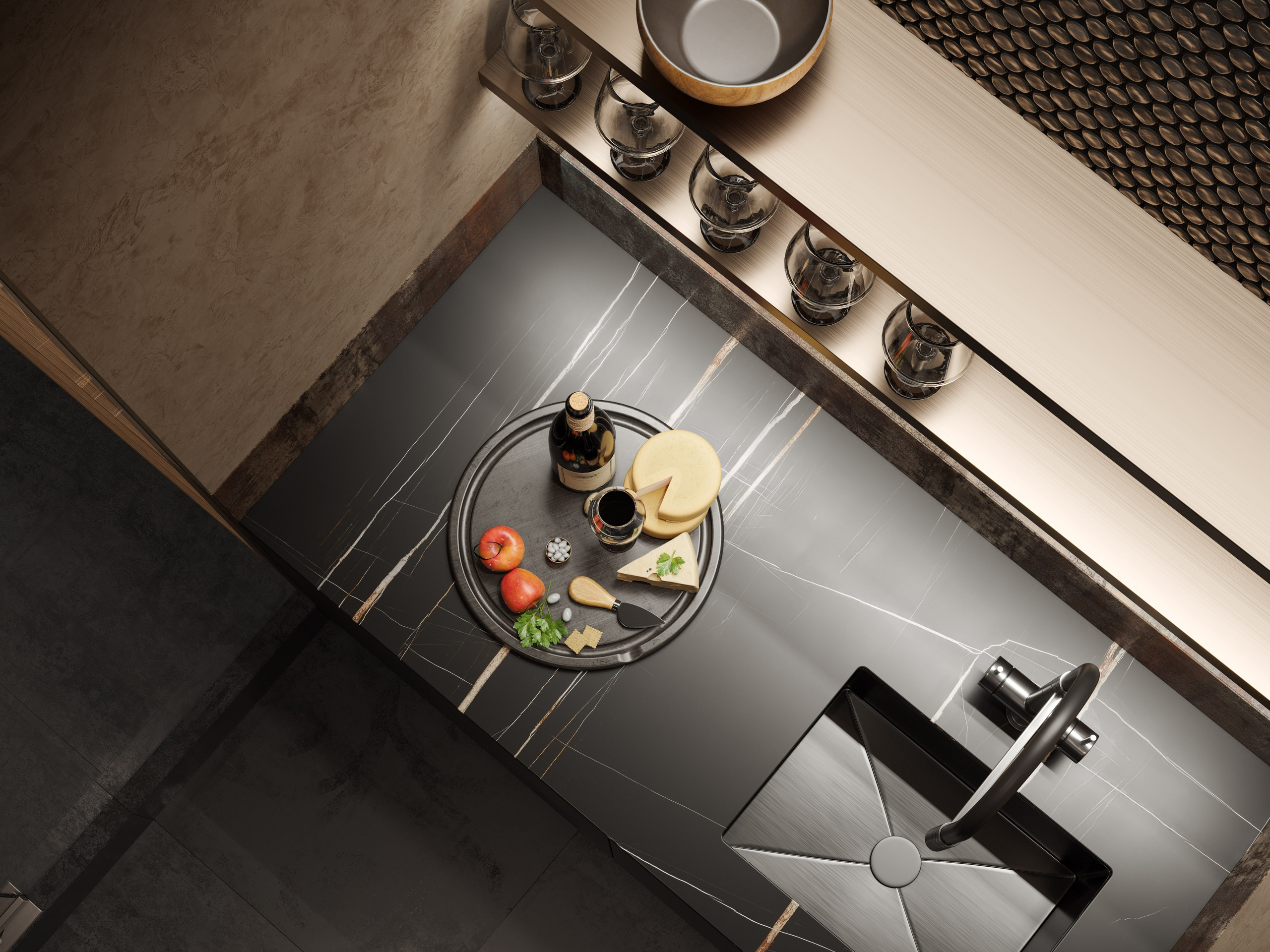 Загородный Дом в Современном Стиле: 3D Визуализации Интерьера с Атмосферой Уюта. Визуализатор интерьера в Москве | Брагин Кирилл