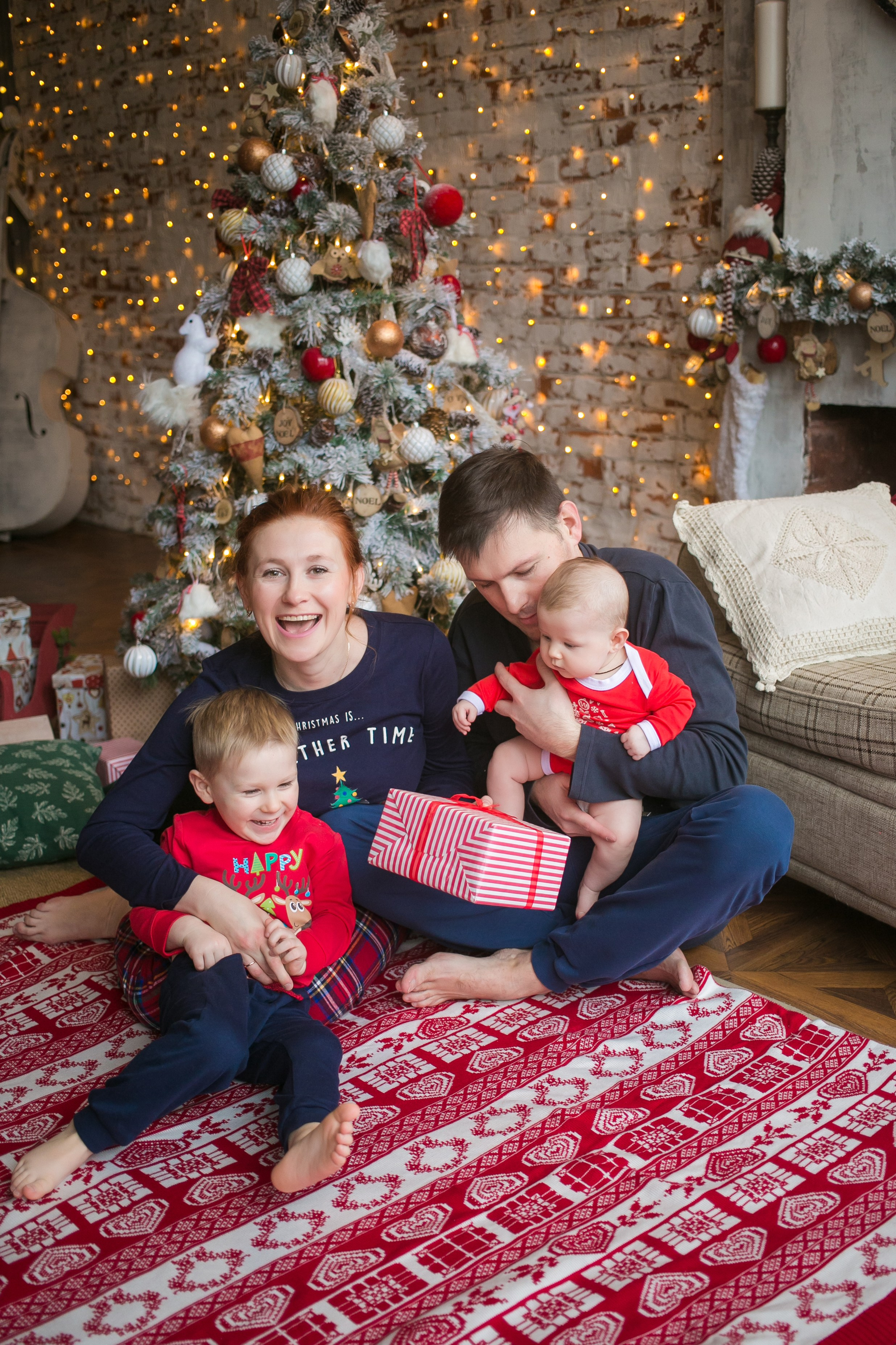 Новогодние фотосессии. Семейный фотограф в Москве Домодедово Московцева Алина