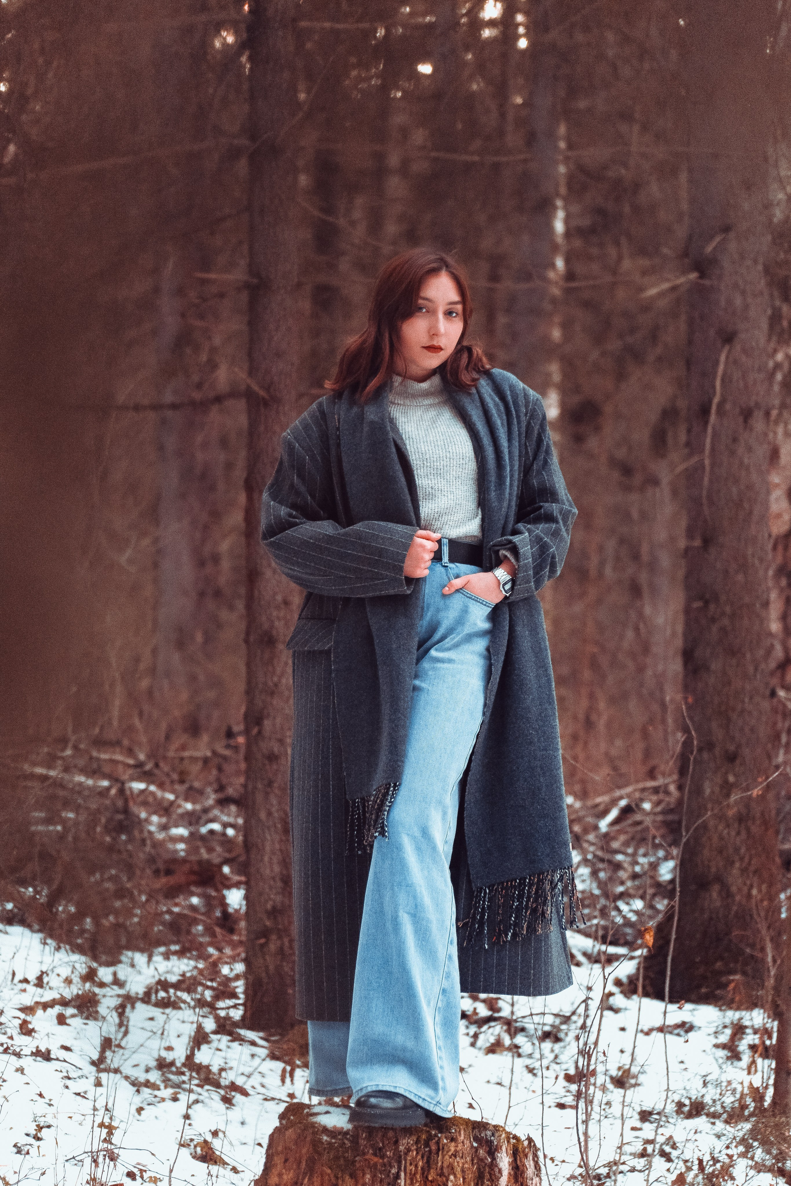 Ксюша в лесу. Фотограф Пермь. Фотосессия в фотостудии Перми и на свежем воздухе