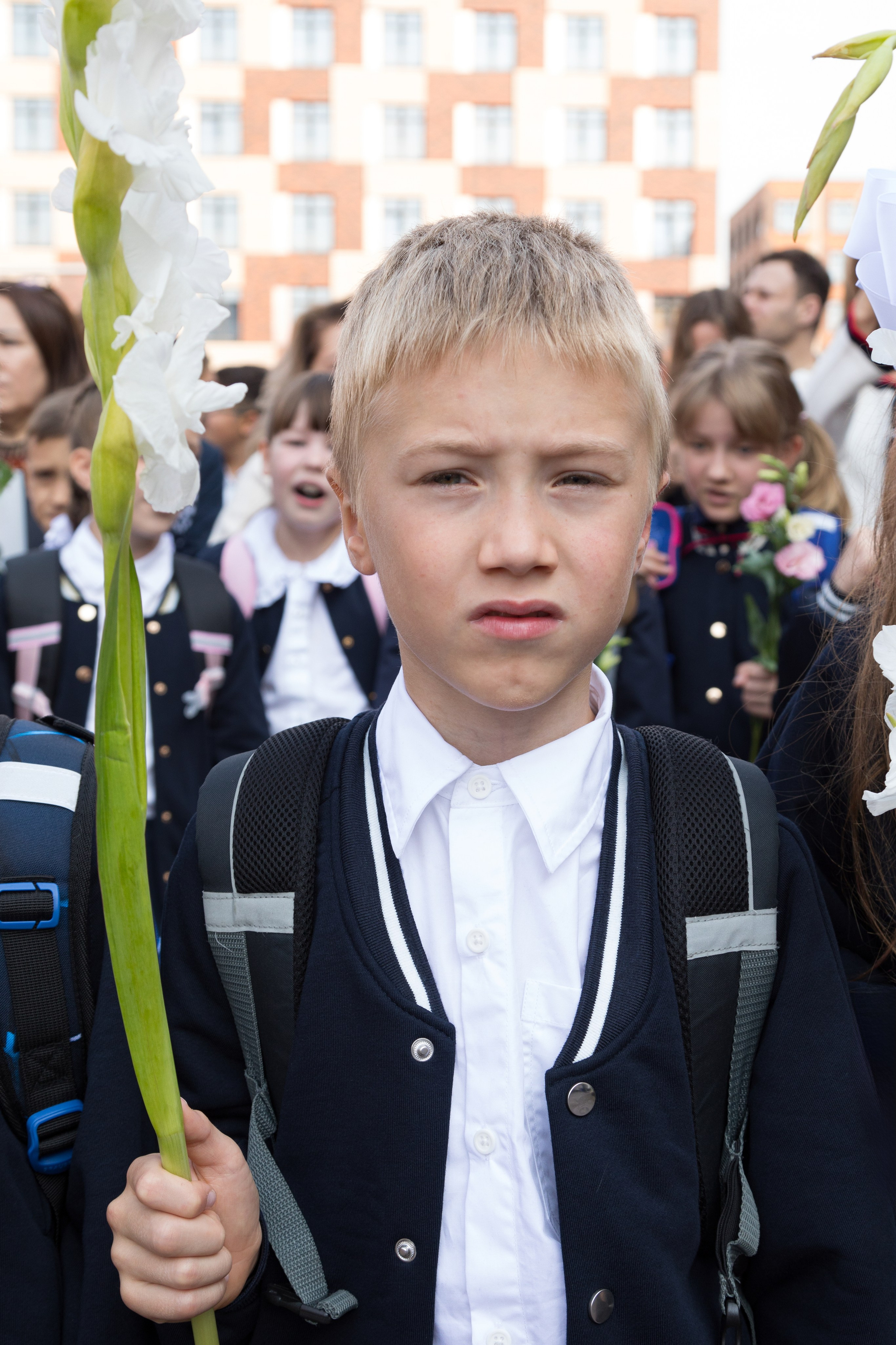 Линейка первоклассников. Детский и контент фотограф Надя Волкова Санкт-Петербург