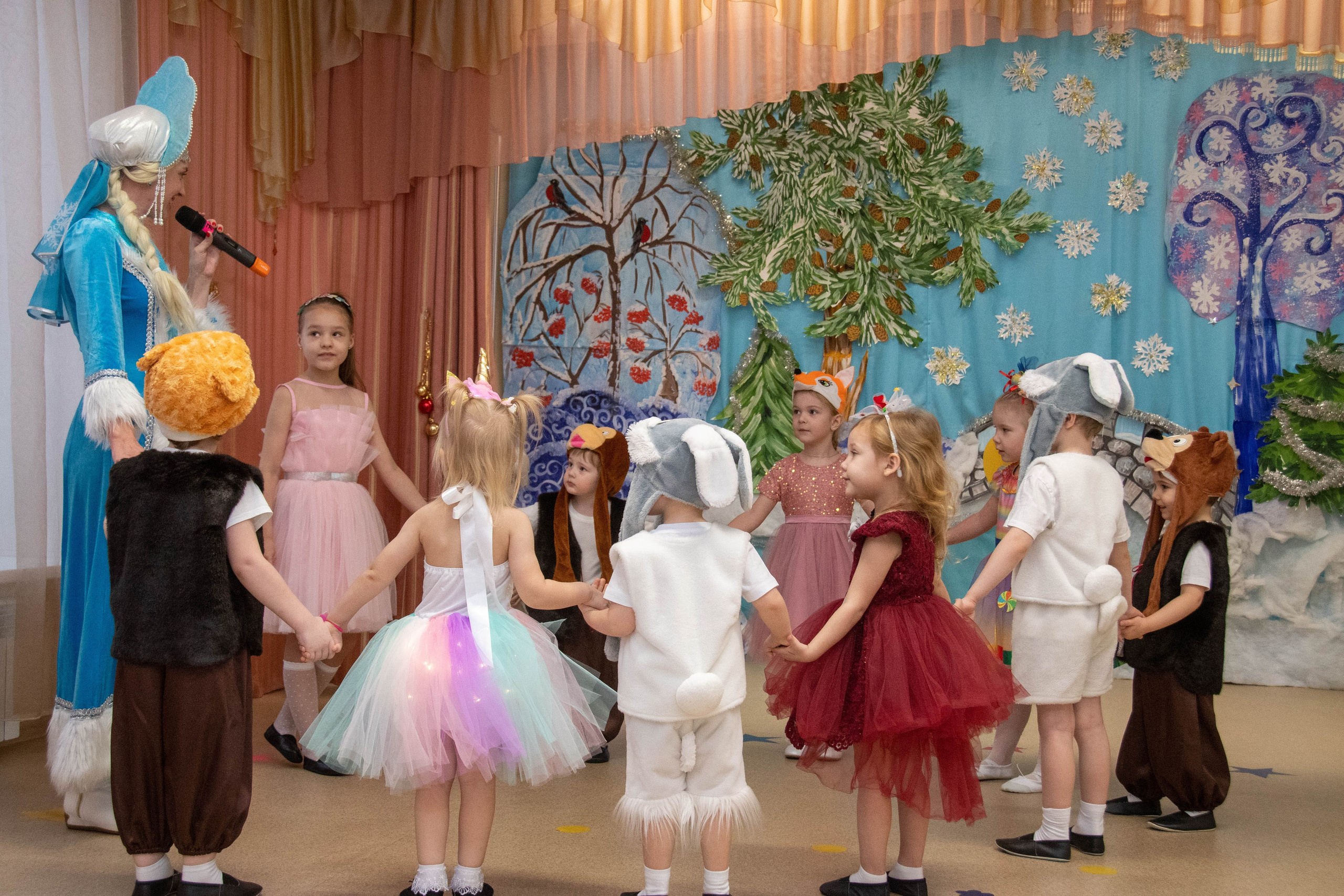 2023 Новый год. Акварель, Первомайка. Репортажный и детский фотограф в Новосибирске