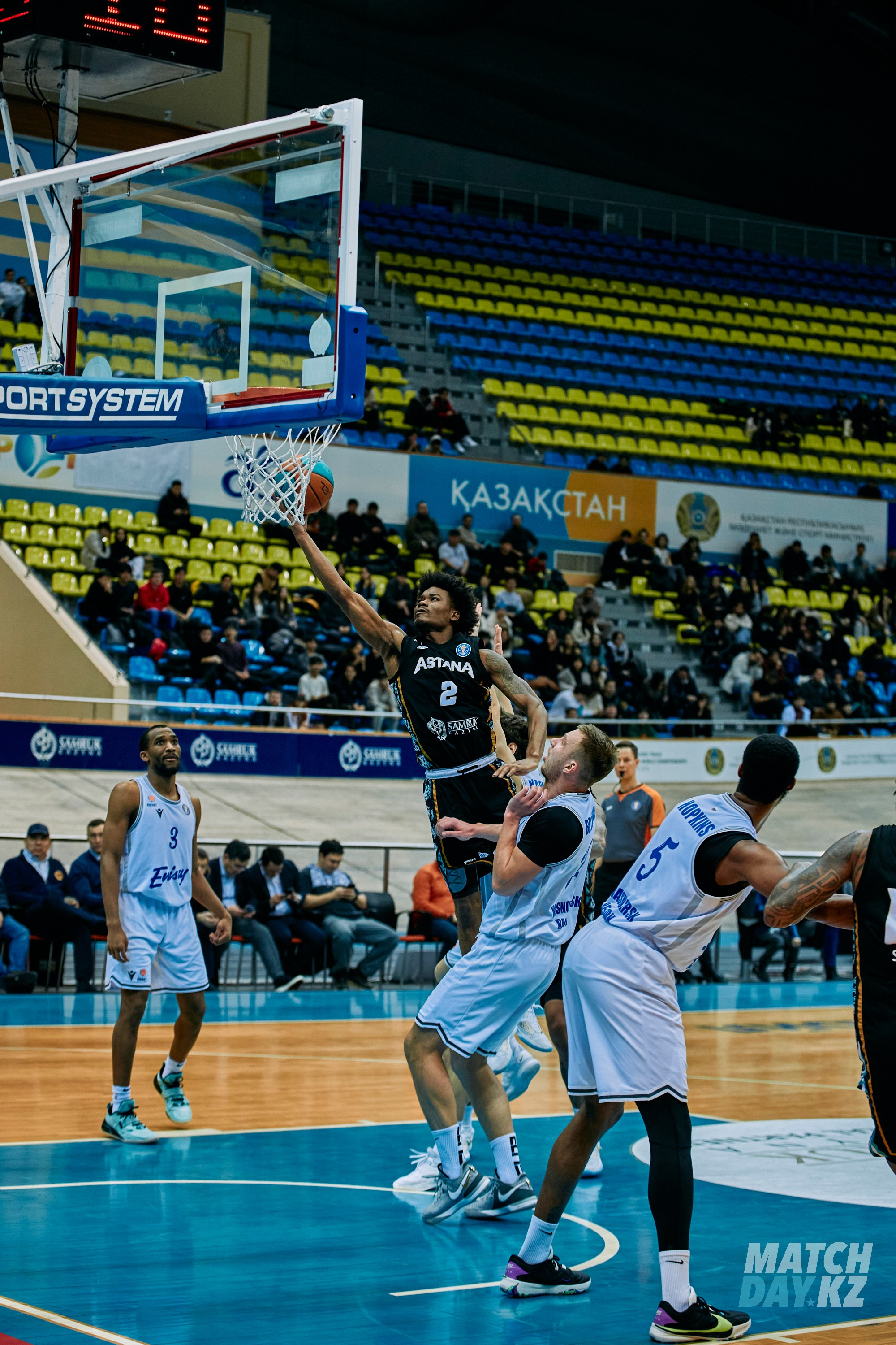 VTB League (Astana — Enisey) 01 February 2024. Professional photo & Event agency (Kazakhstan, Astana)