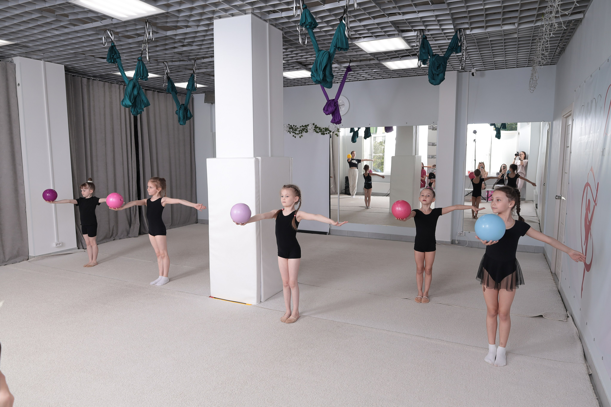 Открытый урок гимнастика. Фотограф Надршина Лилия