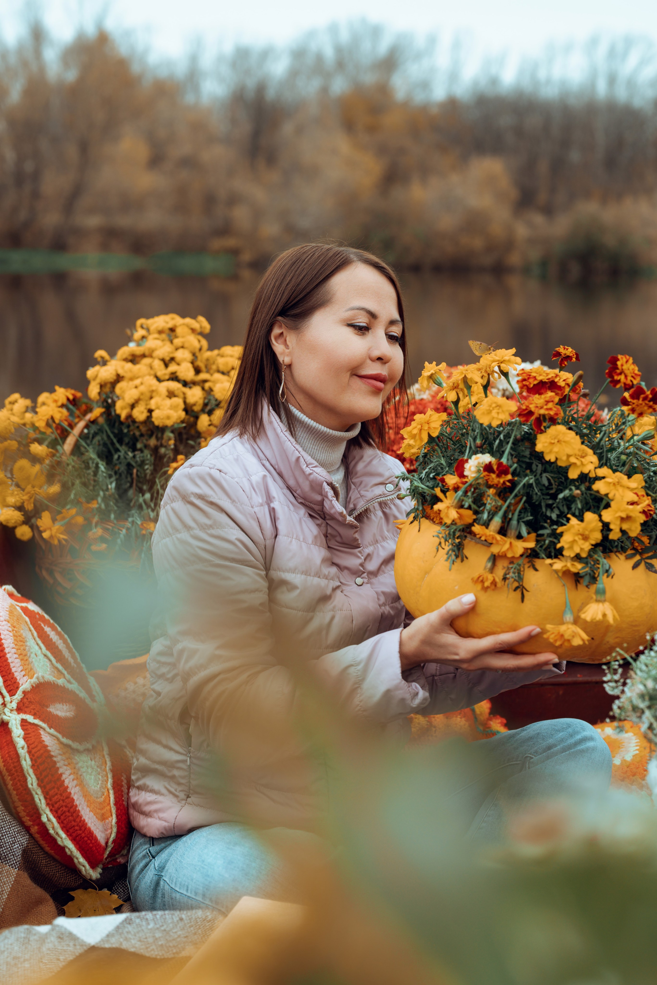 Фотопроект с осенней лодкой. Фотограф в городе Салават