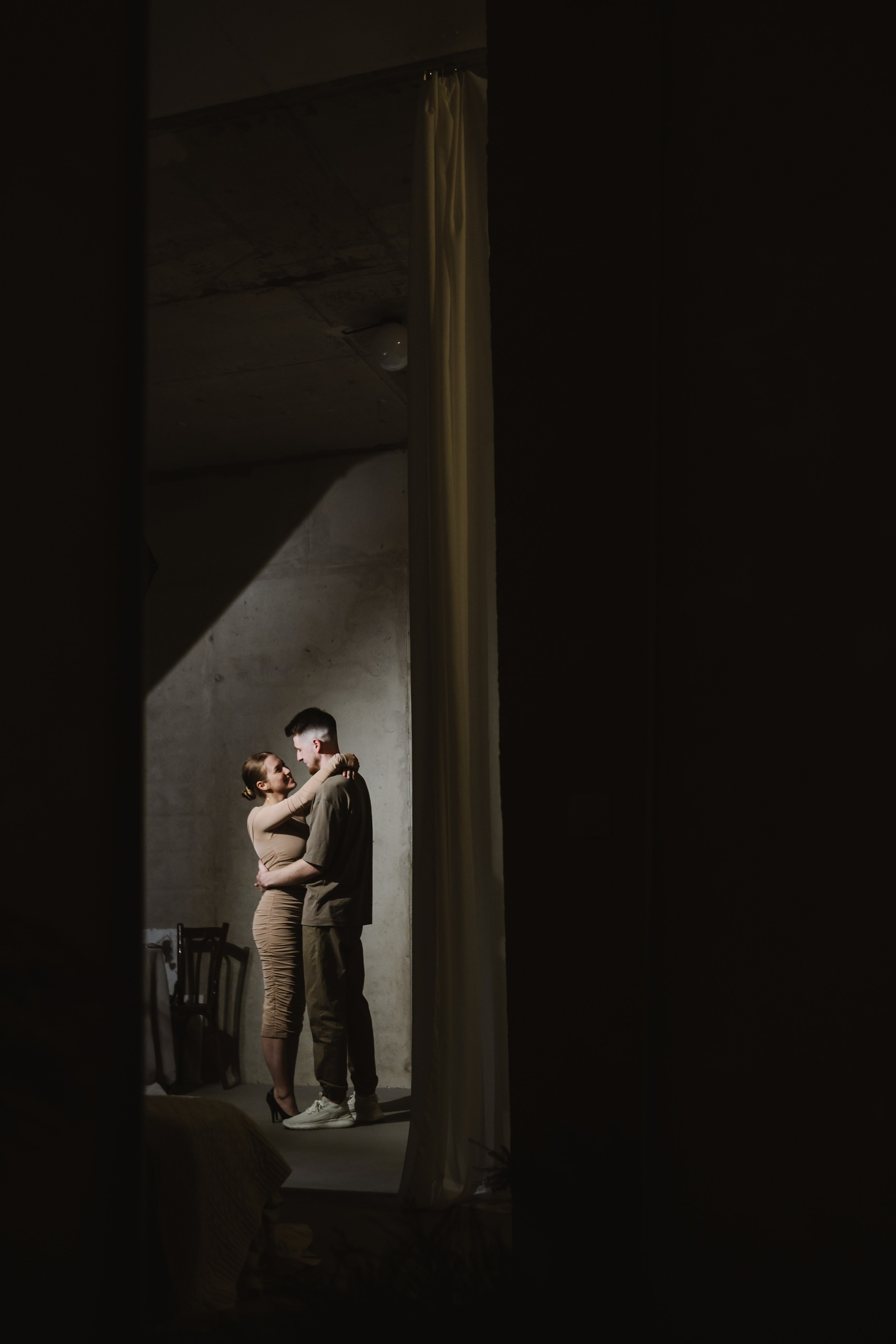 Студийная парная фотосессия Ани и Вити. Портретный и репортажный фотограф в Санкт-Петербурге | Валерия Кайряк