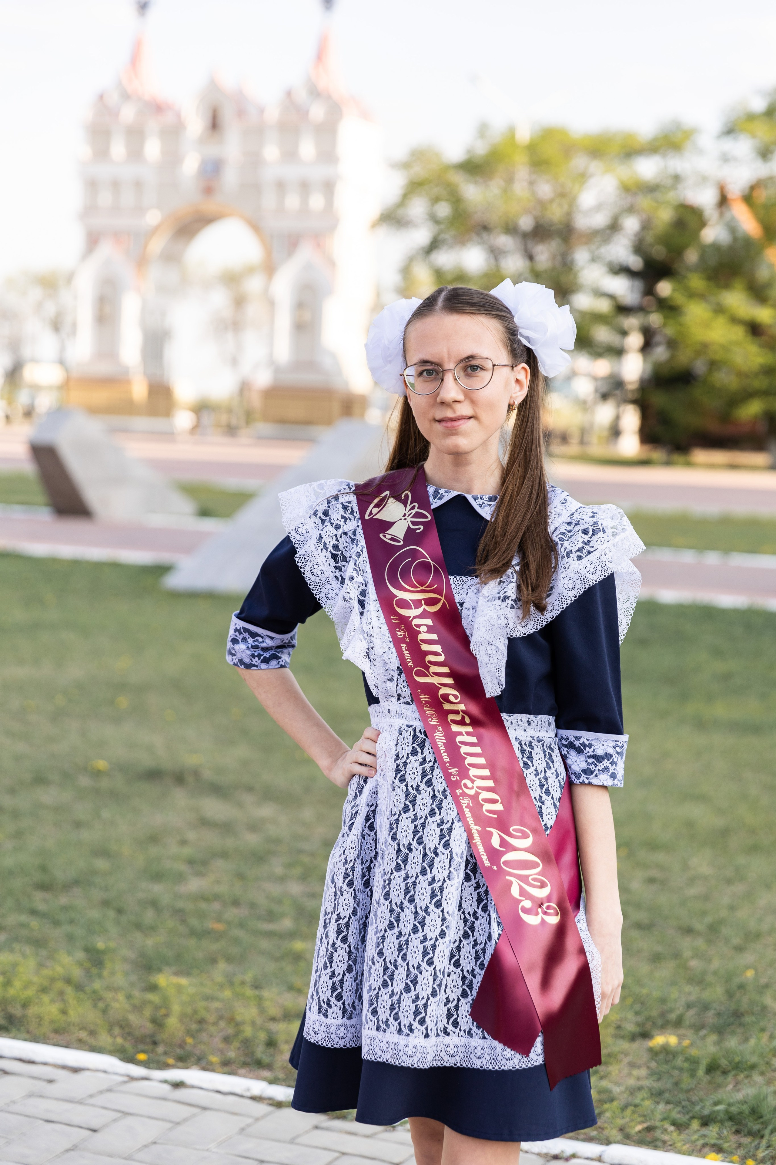 Выездная съёмка «Последний звонок». Семейный, детский, школьный фотограф в Благовещенске Яна Белоусова