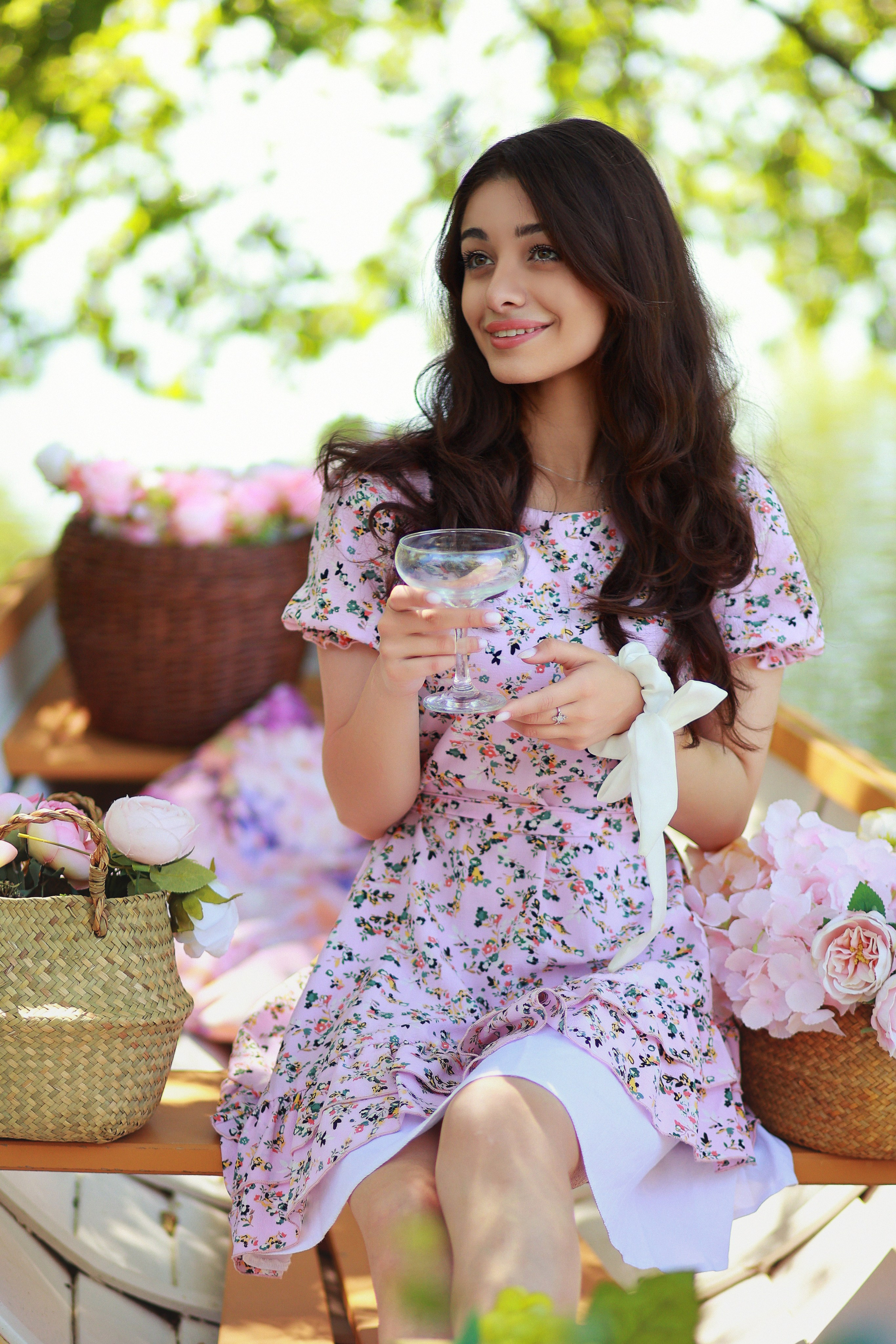 Цветочная лодочка. Детский семейный фотограф Краснодар