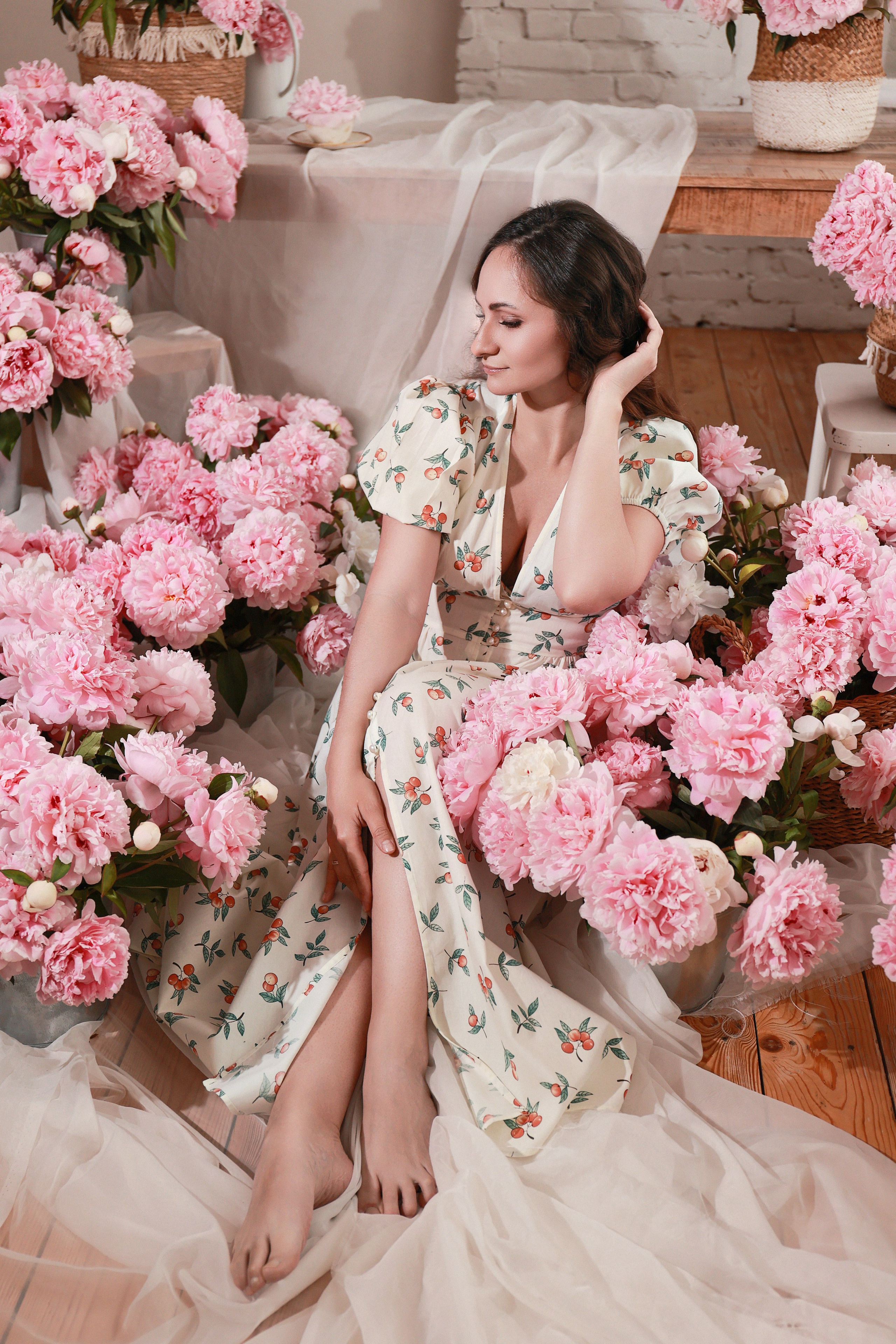 Пионы. Детский семейный фотограф Краснодар