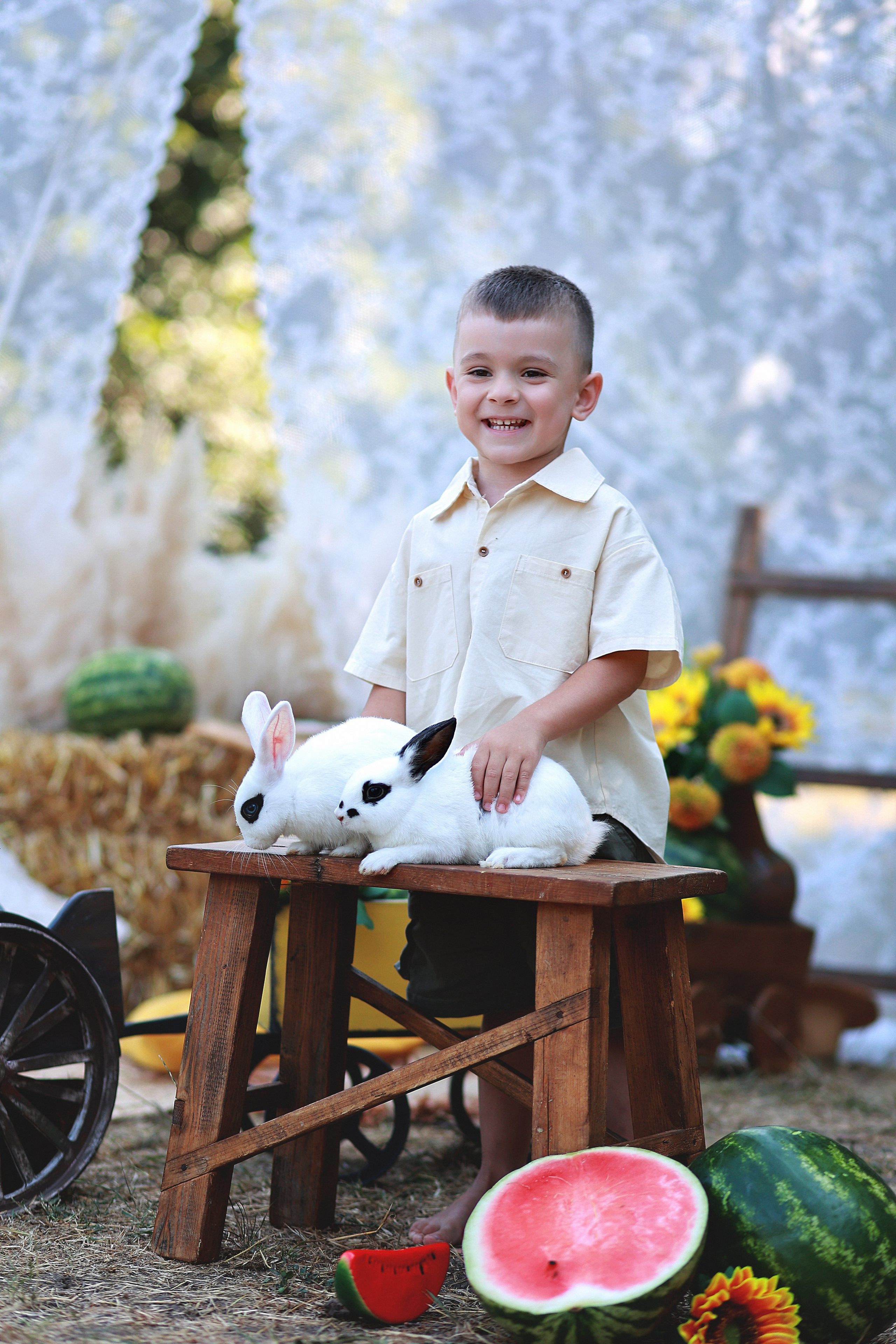 Арбузный фотодень. Детский семейный фотограф Краснодар