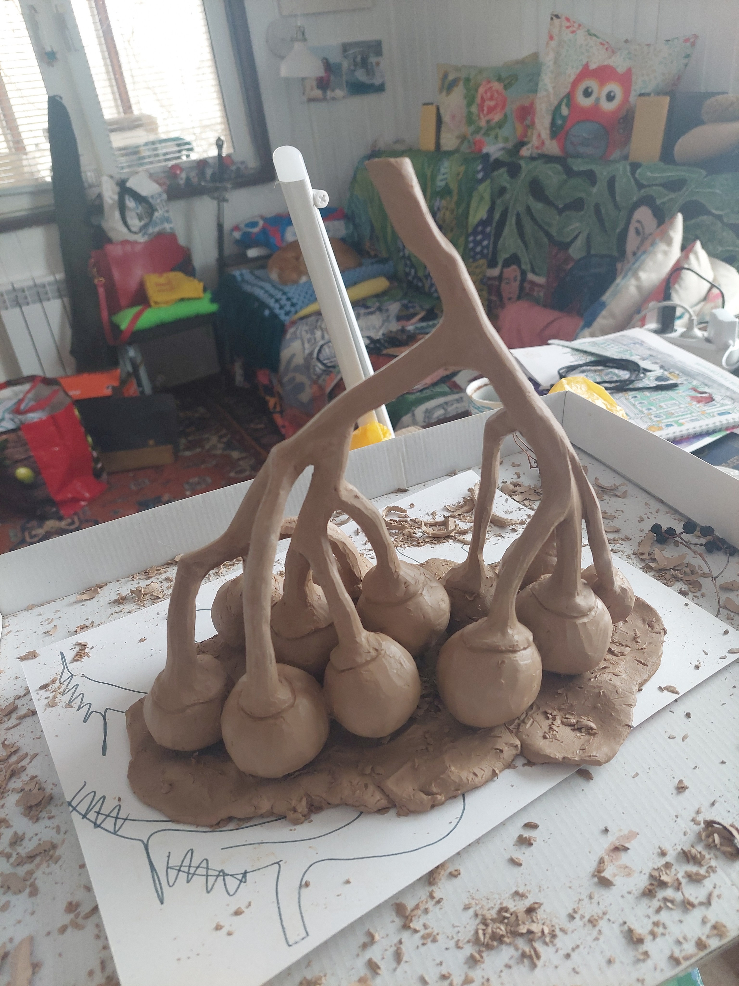 Что остается за кадром, или процесс работы керамиста. Керамика с историей. Елена Рогалёва