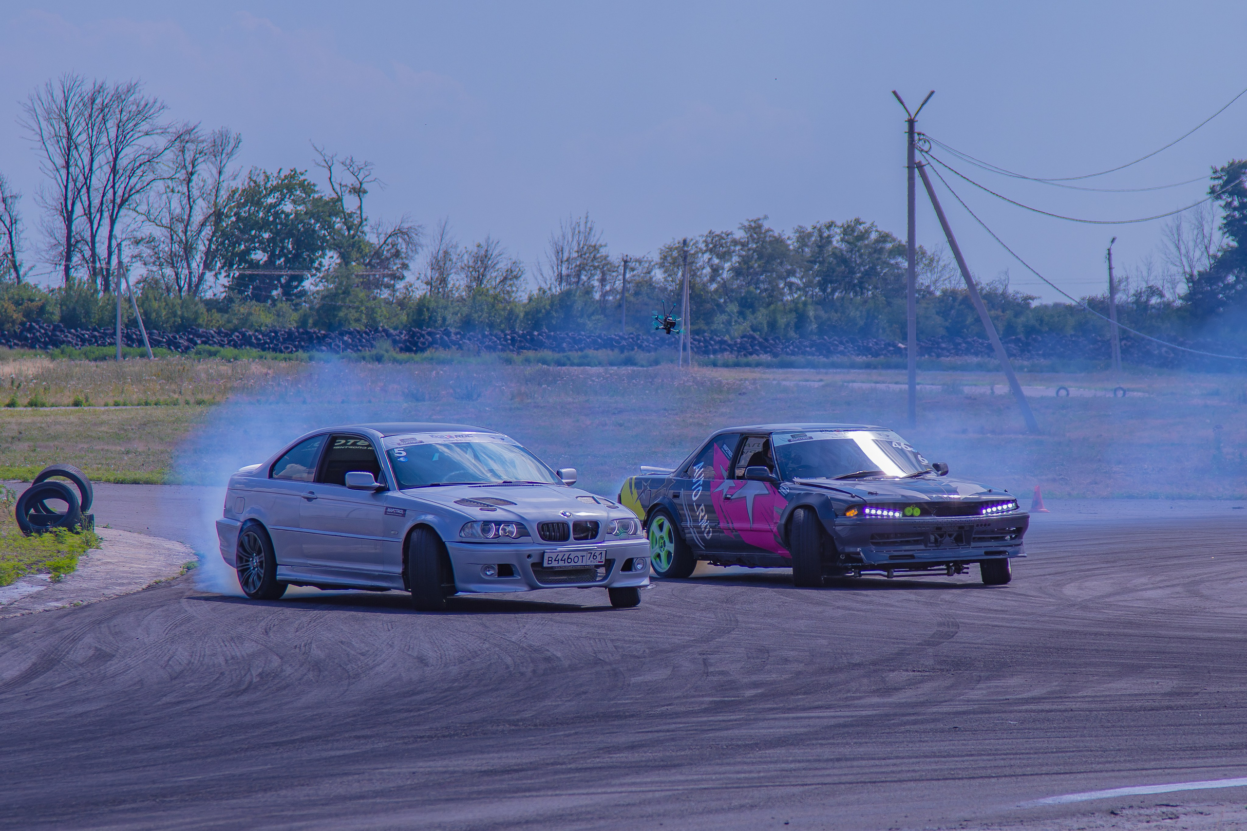 Фотосъёмка профессионального дрифта в Ростов-на-Дону. Портретный фотограф в Ростове-на-Дону Антон Казарин