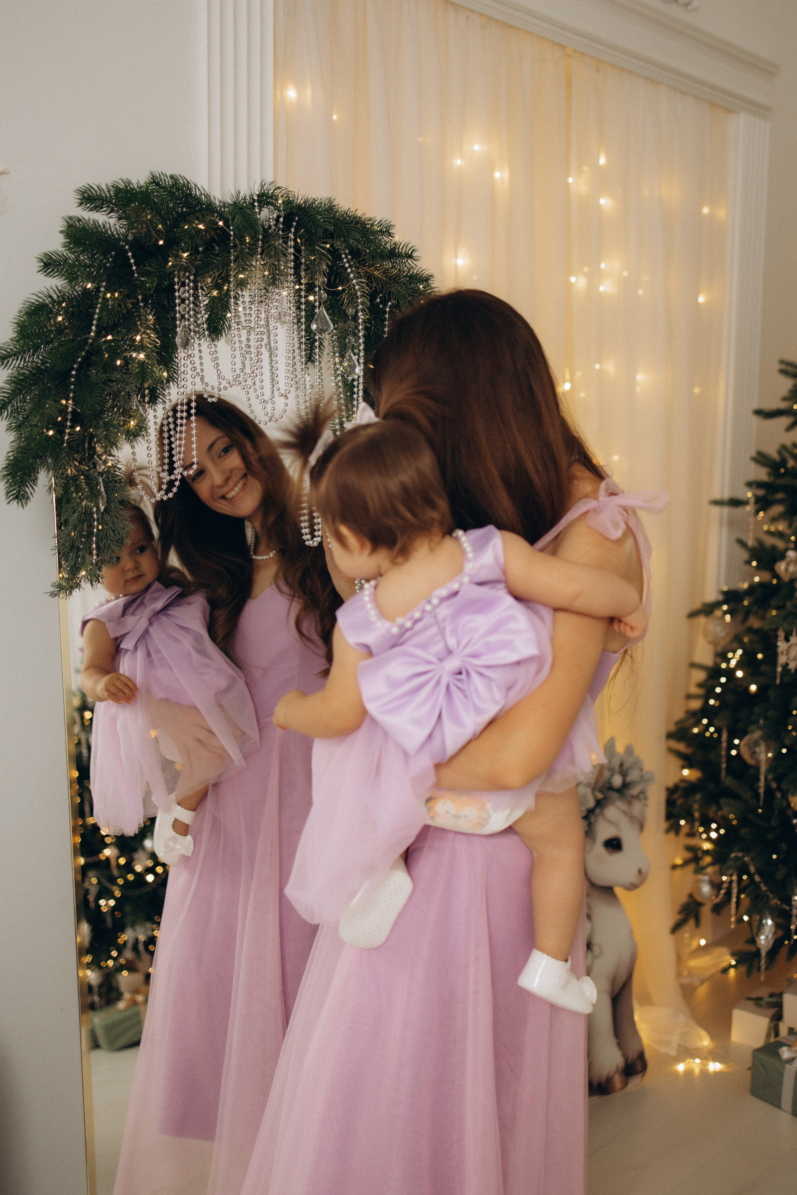 Новый год маленькой Анечки. Семейный фотограф в Москве Анастасия Шалда