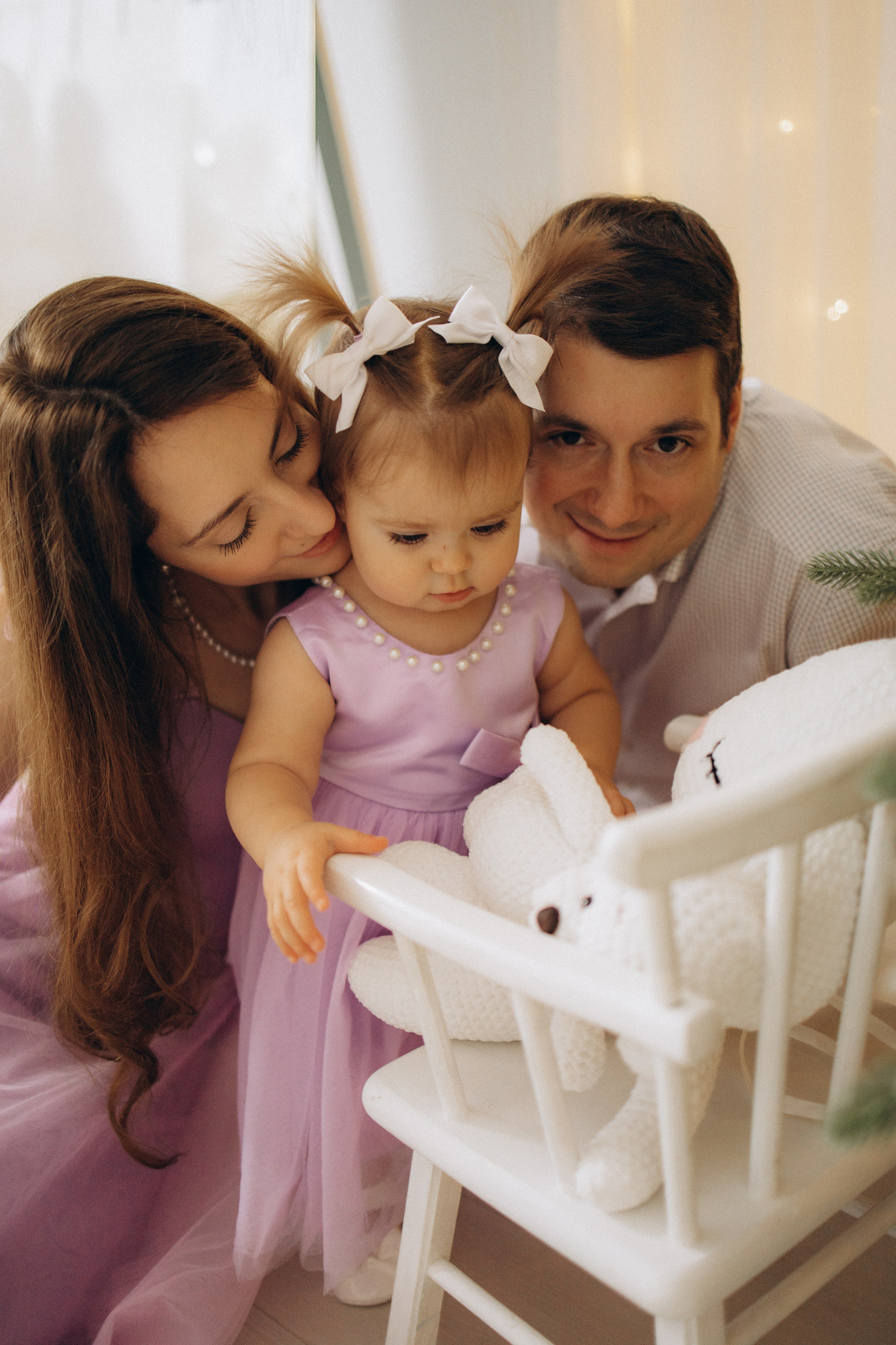 Новый год маленькой Анечки. Семейный фотограф в Москве Анастасия Шалда