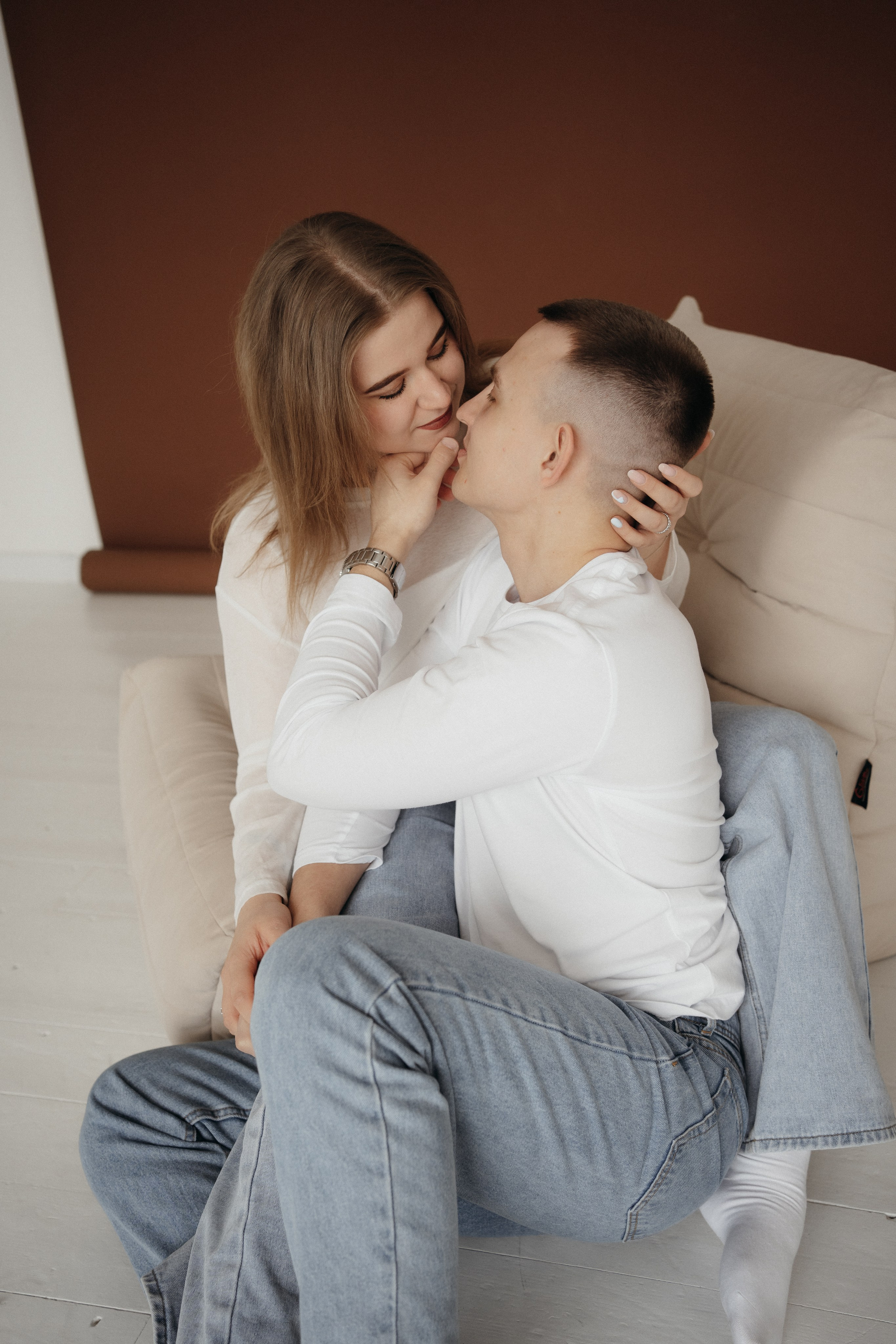 Парная фотосессия в студии в Архангельске. Портретный и свадебный фотограф в Архангельске Елизавета Стрекаловская