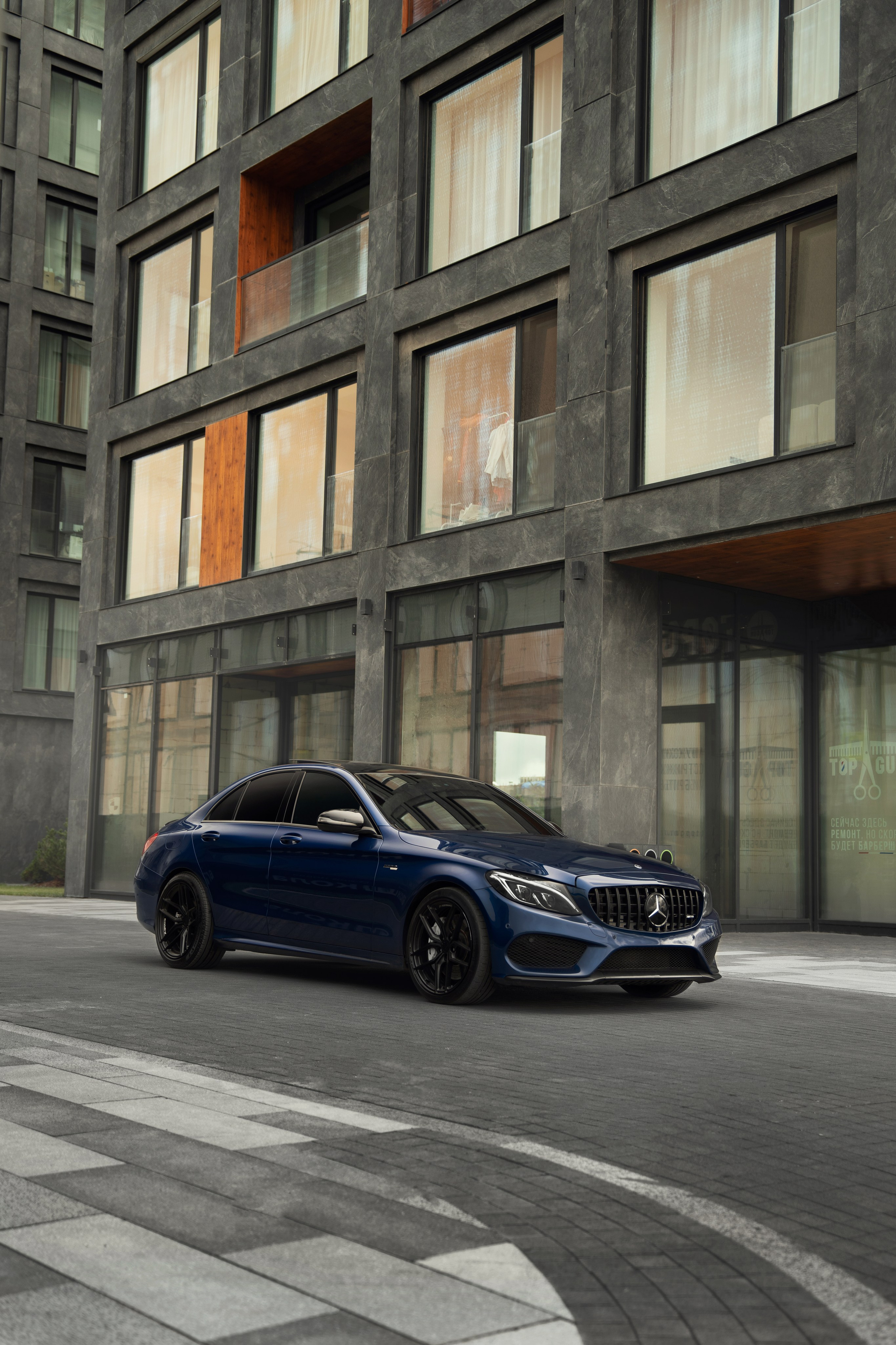 Mercedes Benz C43. Автомобильный фотограф Светлана Усова