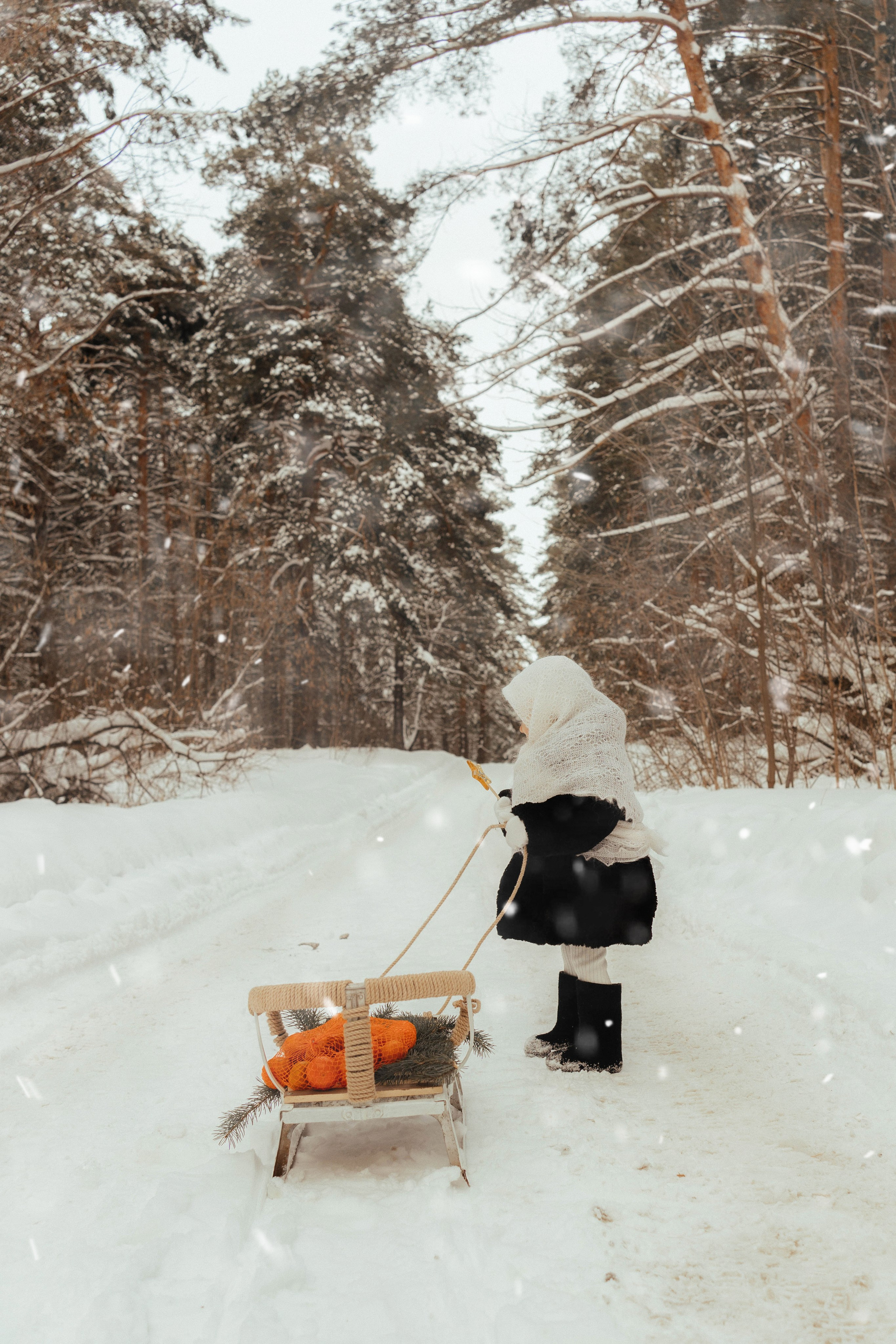 Фотопроект «Зимний лес». Семейный и детский фотограф новорожденных Ульяновск