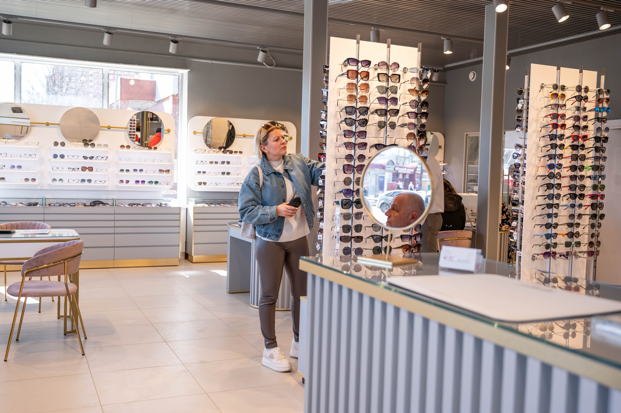 Съёмка открытия оптики