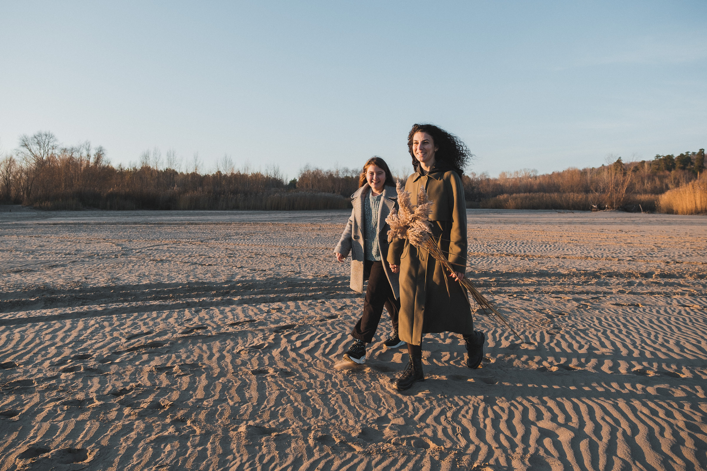 Мама и дочь / Катя и Вика. Фотограф Вадим Благодарный