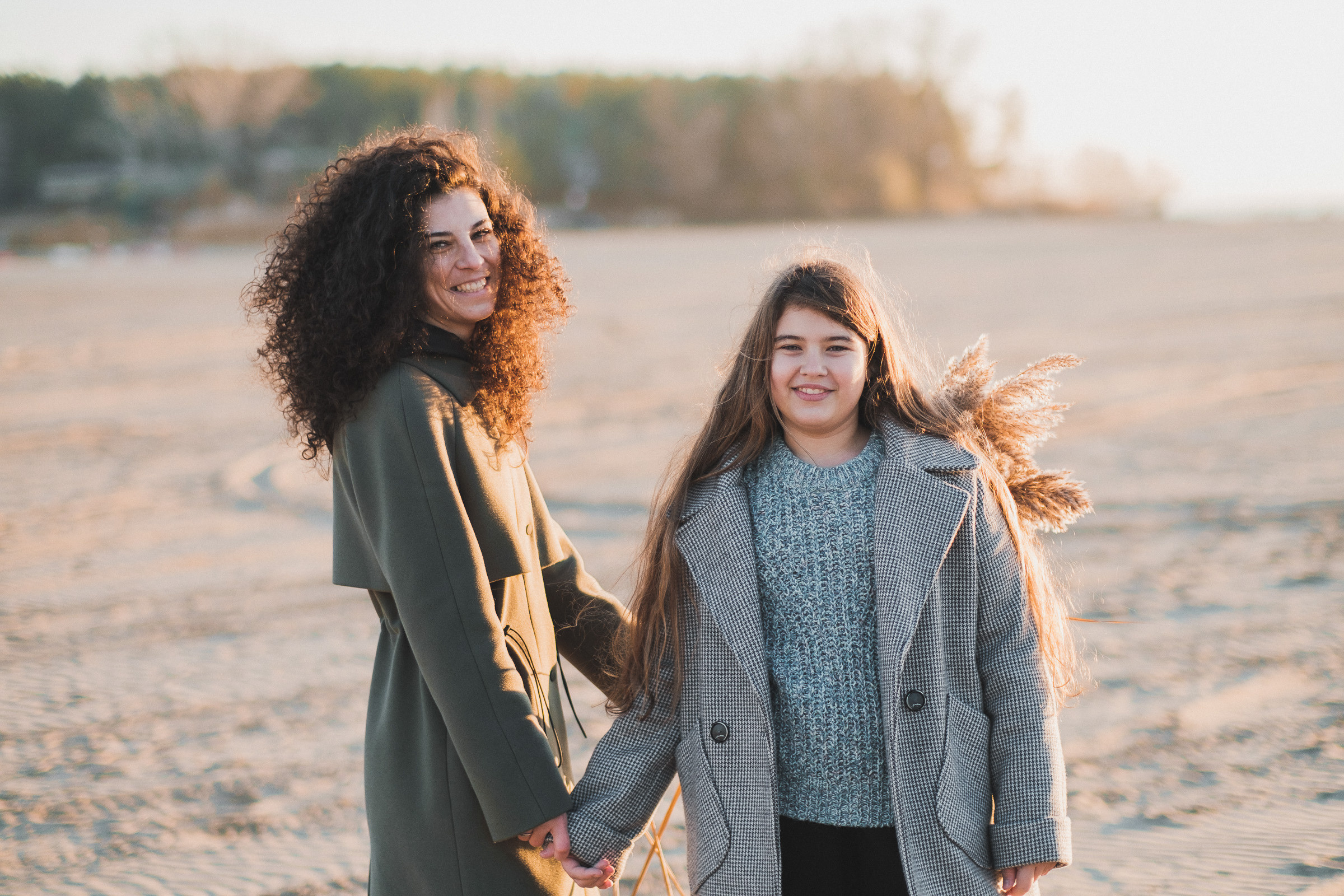 Мама и дочь / Катя и Вика. Фотограф Вадим Благодарный