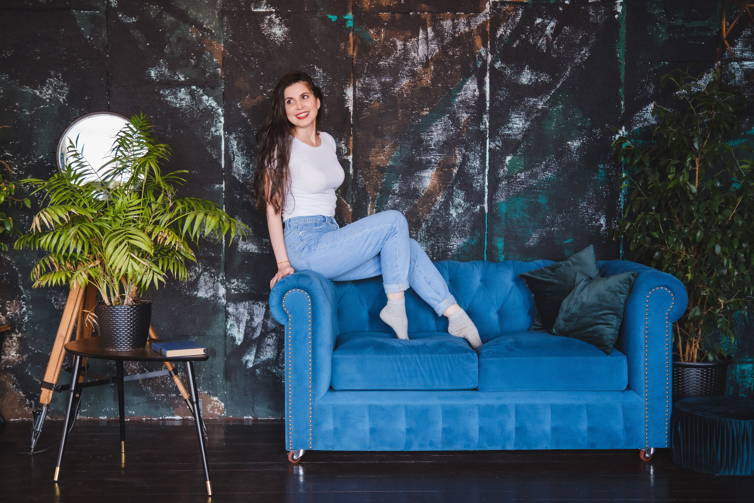 Небольшая фотосессия в студии. Фотограф Вадим Благодарный