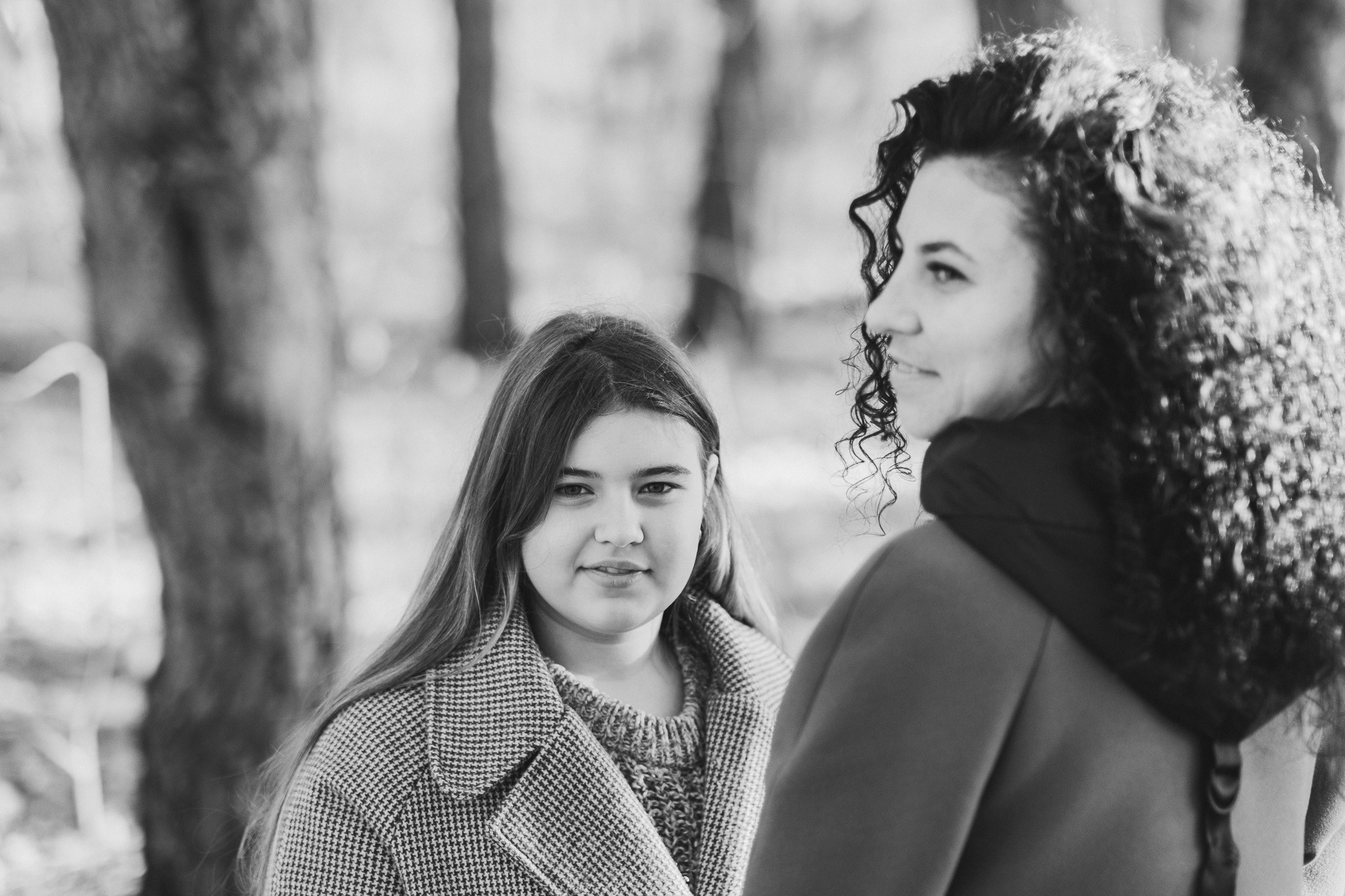 Мама и дочь / Катя и Вика. Фотограф Вадим Благодарный