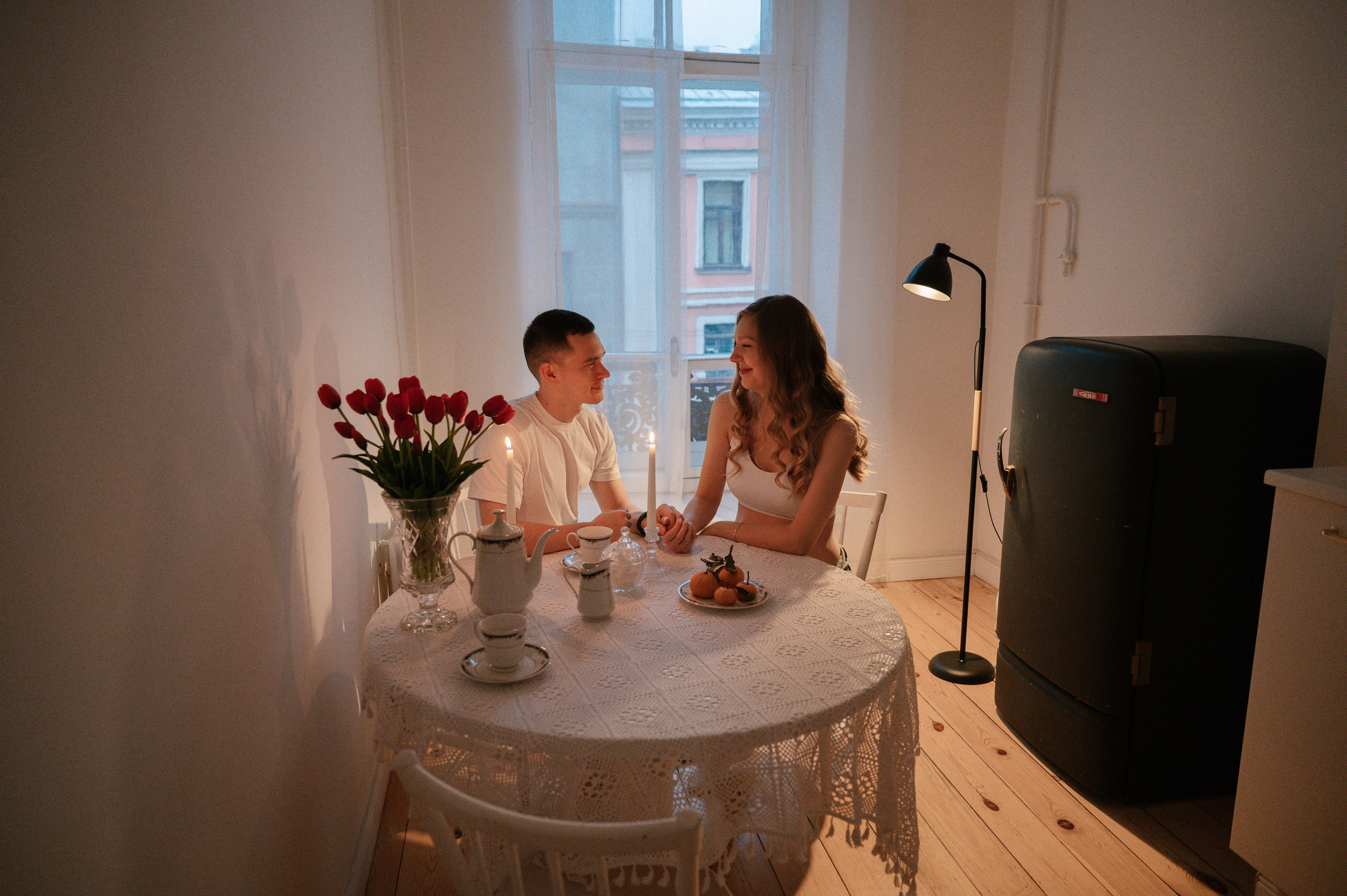 Ожидание чуда Юля Влад Новый год. Фотограф Алёна Мил