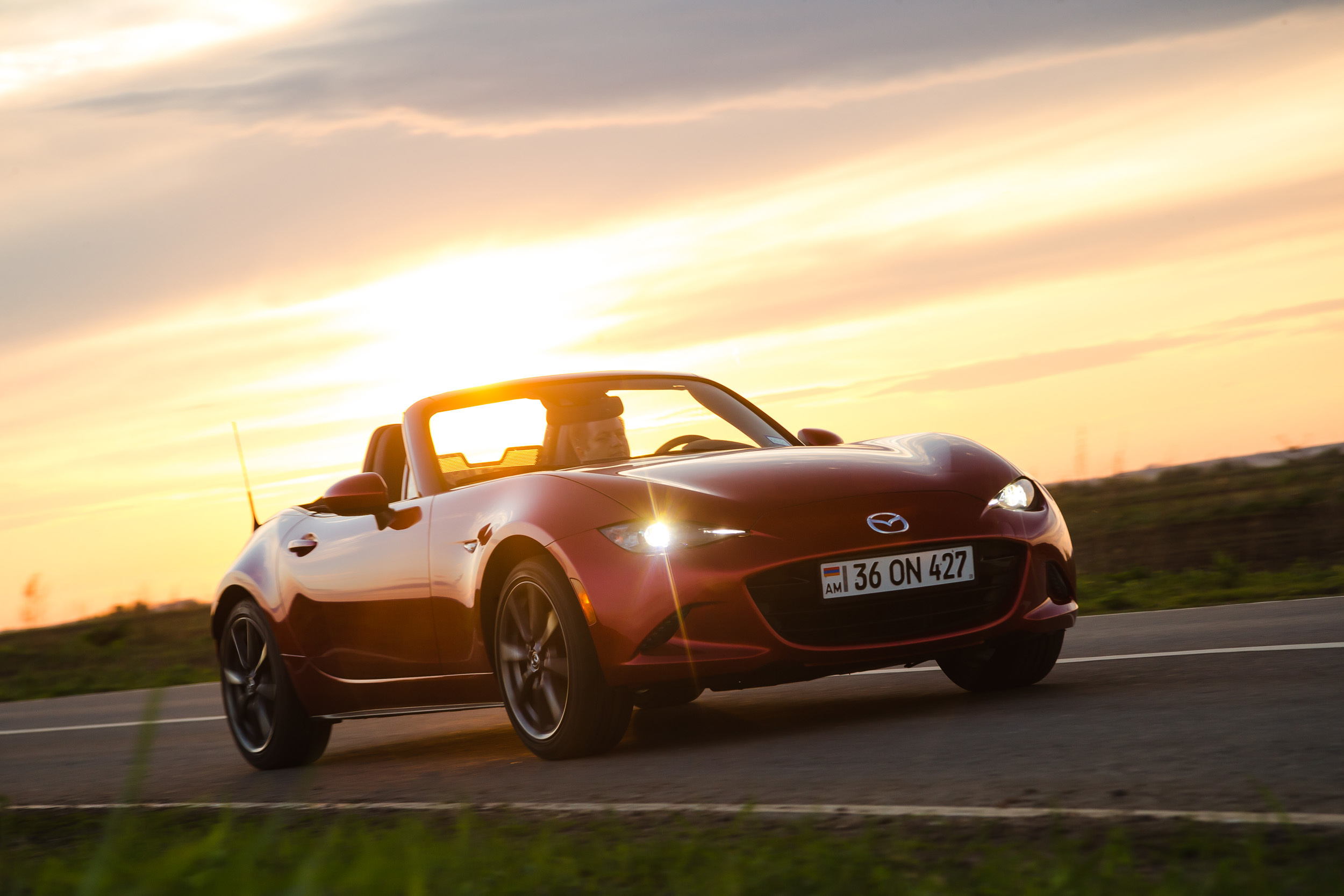 Fiat 124 & Mazda MX-5. Фотограф Дмитрий Питерский