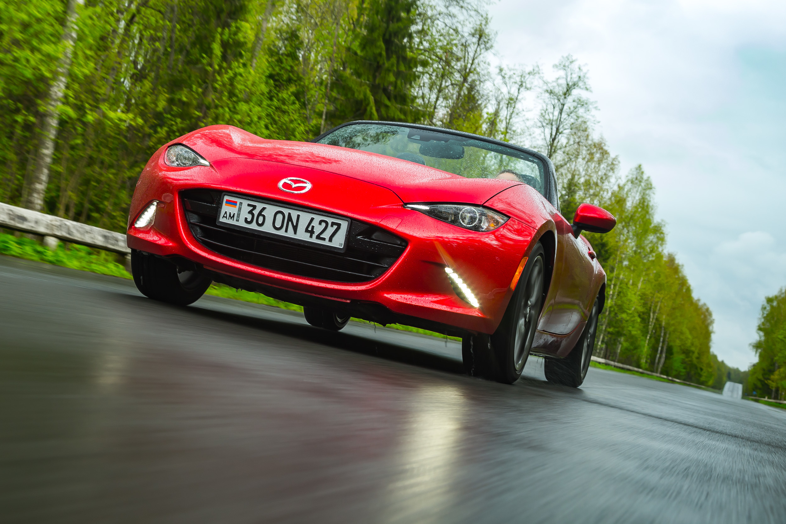 Fiat 124 & Mazda MX-5. Фотограф Дмитрий Питерский