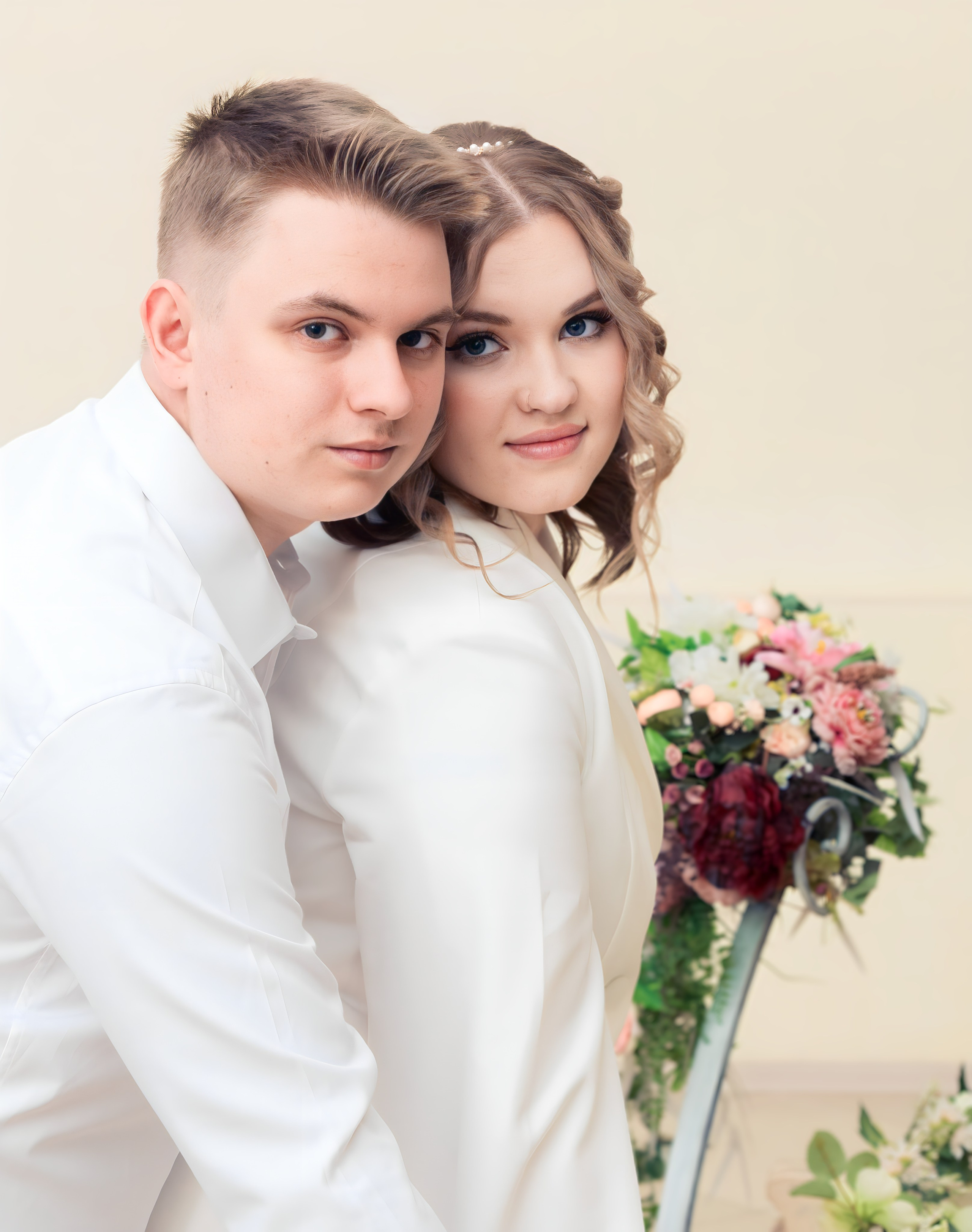 Регистрация в ЗАГс г. Королев + фотосессия в студии ЗАГСа г. Королев проспект Королева д. 14. Юлия Егорова | Свадебный фотограф, семейный фотограф Москва, МО • Портреты • репортажи • день рождения • Love Story • дети