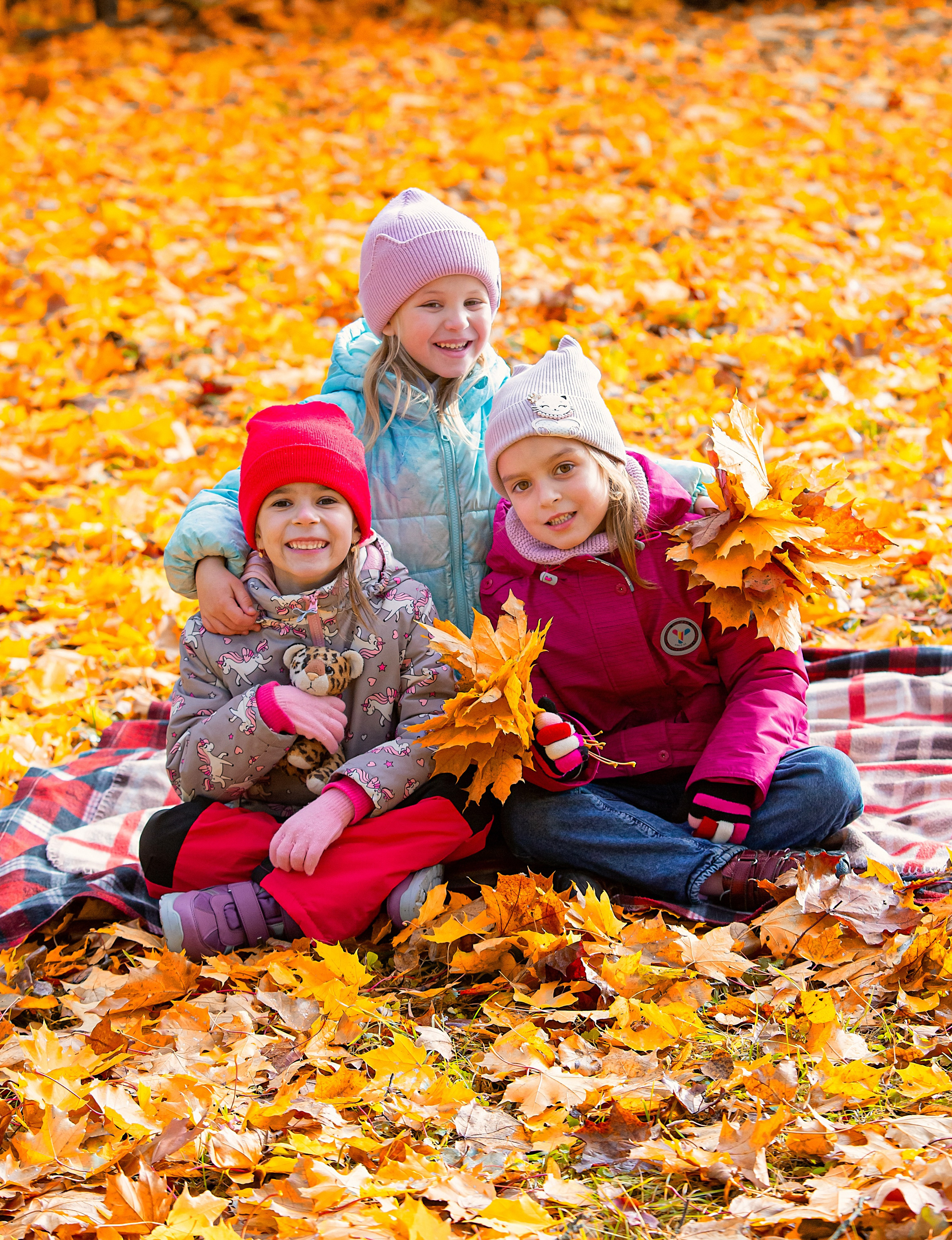 Осень в детском саду. Свадебный, семейный, детский фотограф в Санкт-Петербурге