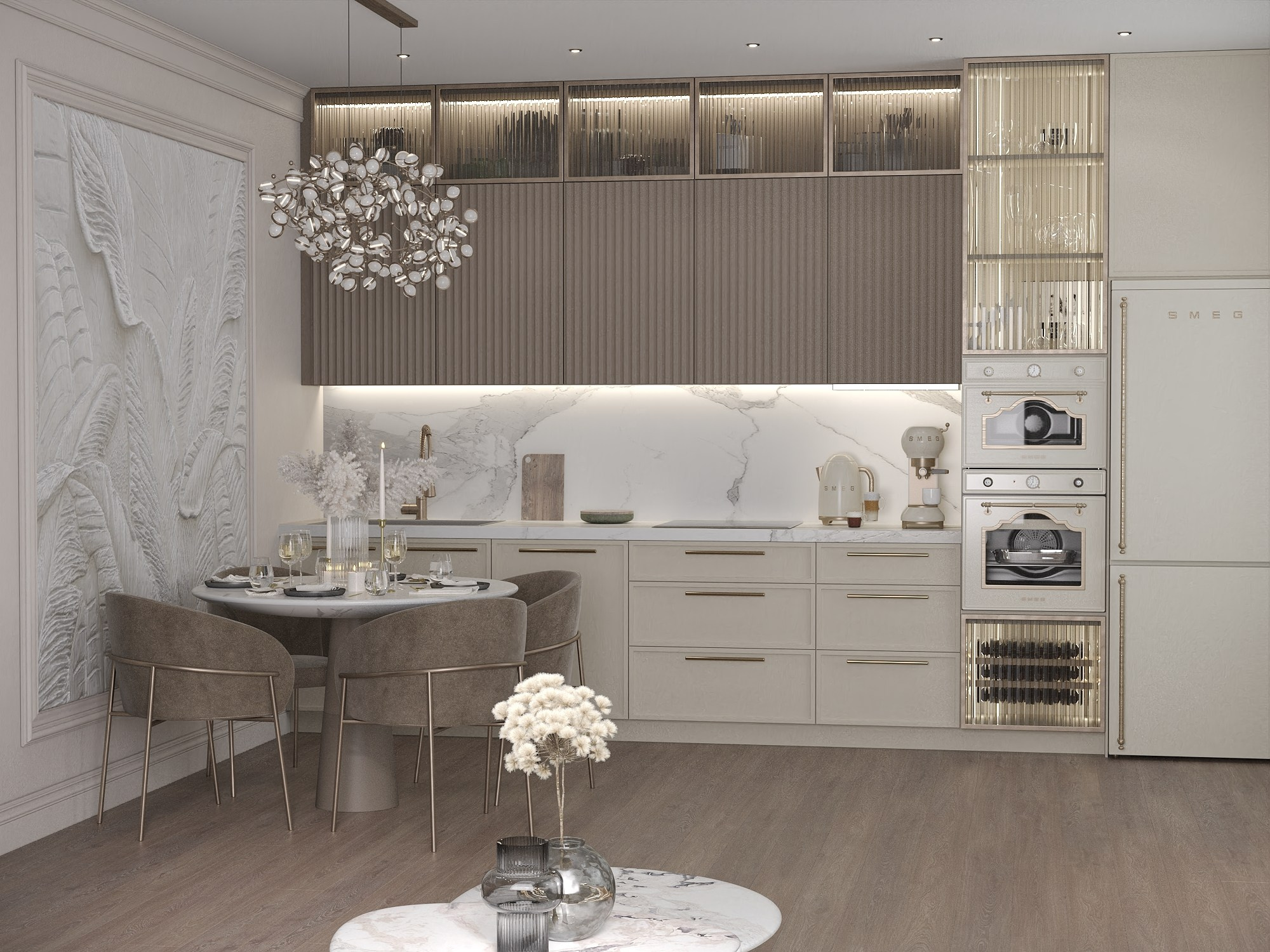 ЖК Хюгге 105 м². БК студия дизайна интерьера