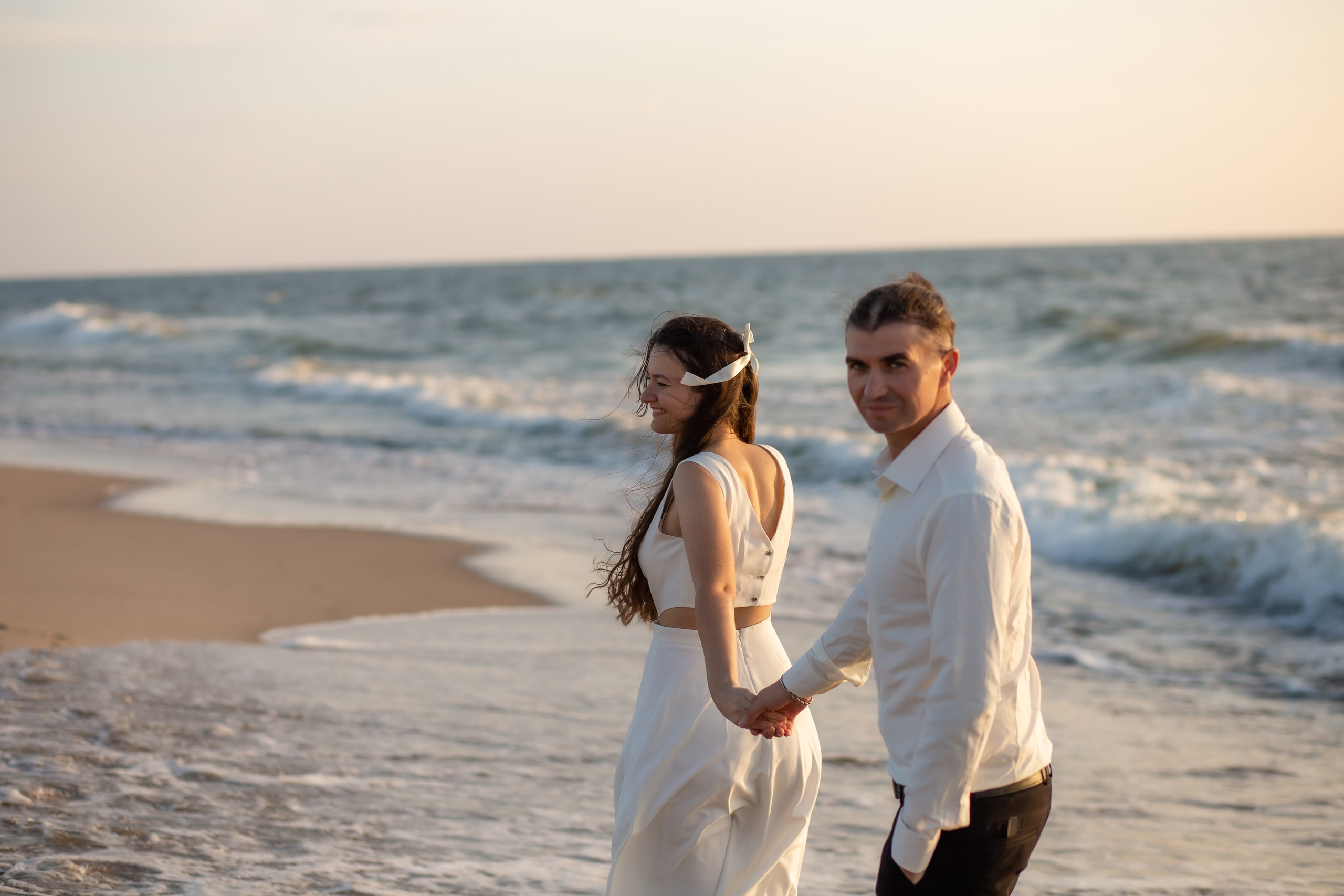 Ирина и Данил. Закат. Фотограф в Калининграде Решетникова Алина