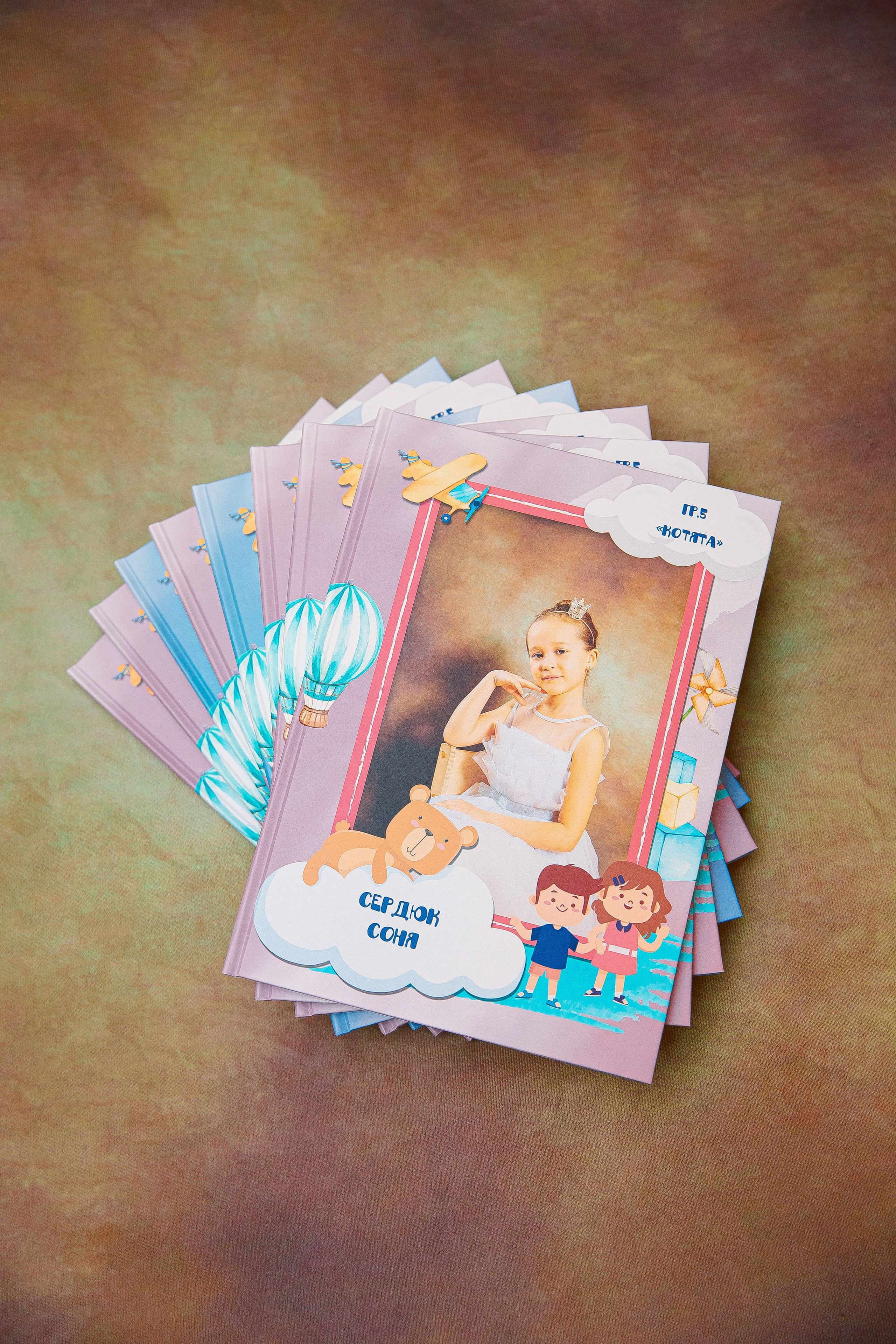 Выпускные альбомы_детский сад. Семейный и детский фотограф в Москве Тихонова Ксения