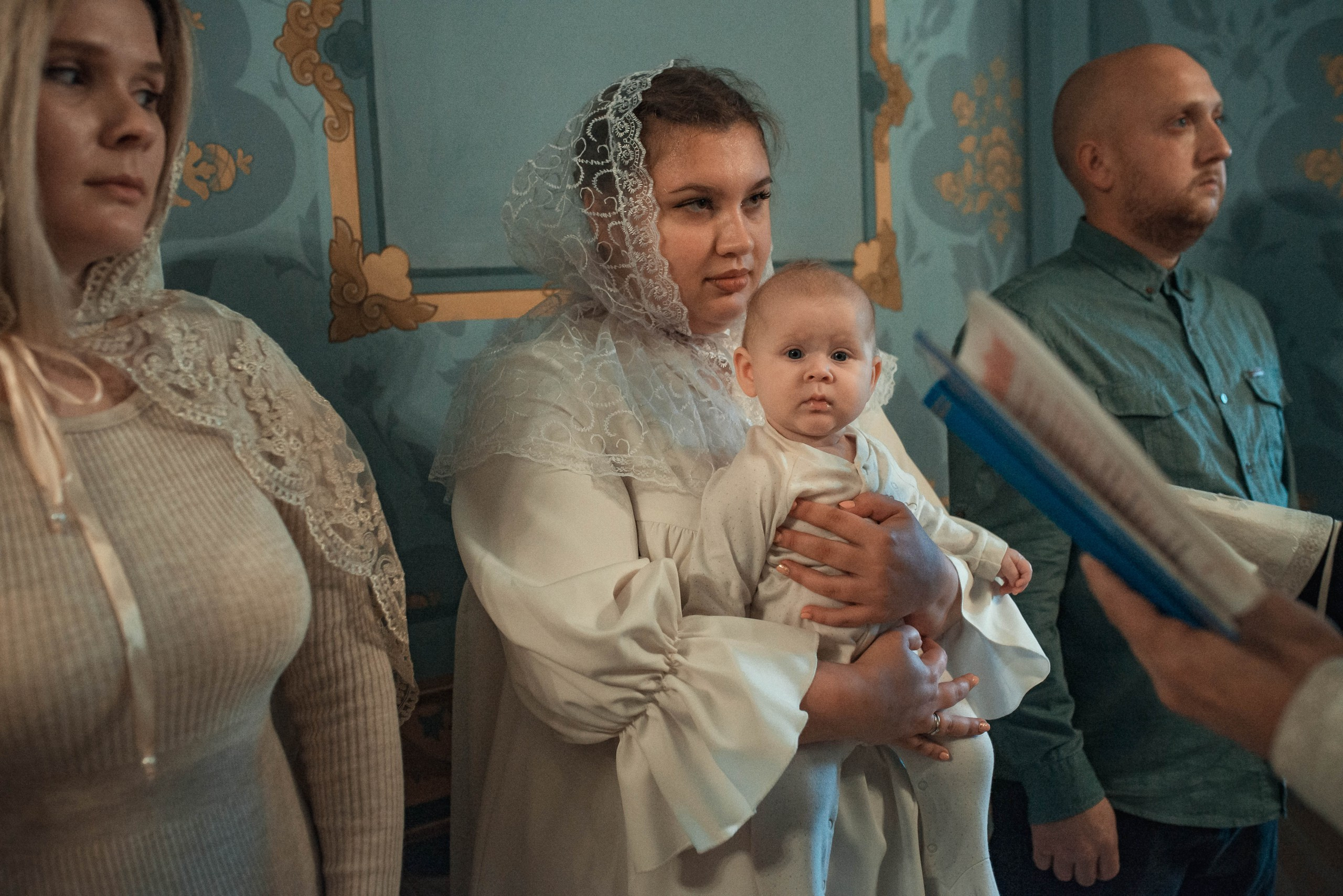 Крещение Екатерины в Троицком соборе Саратова. Фотограф на крещение в Саратове Марина Грушина