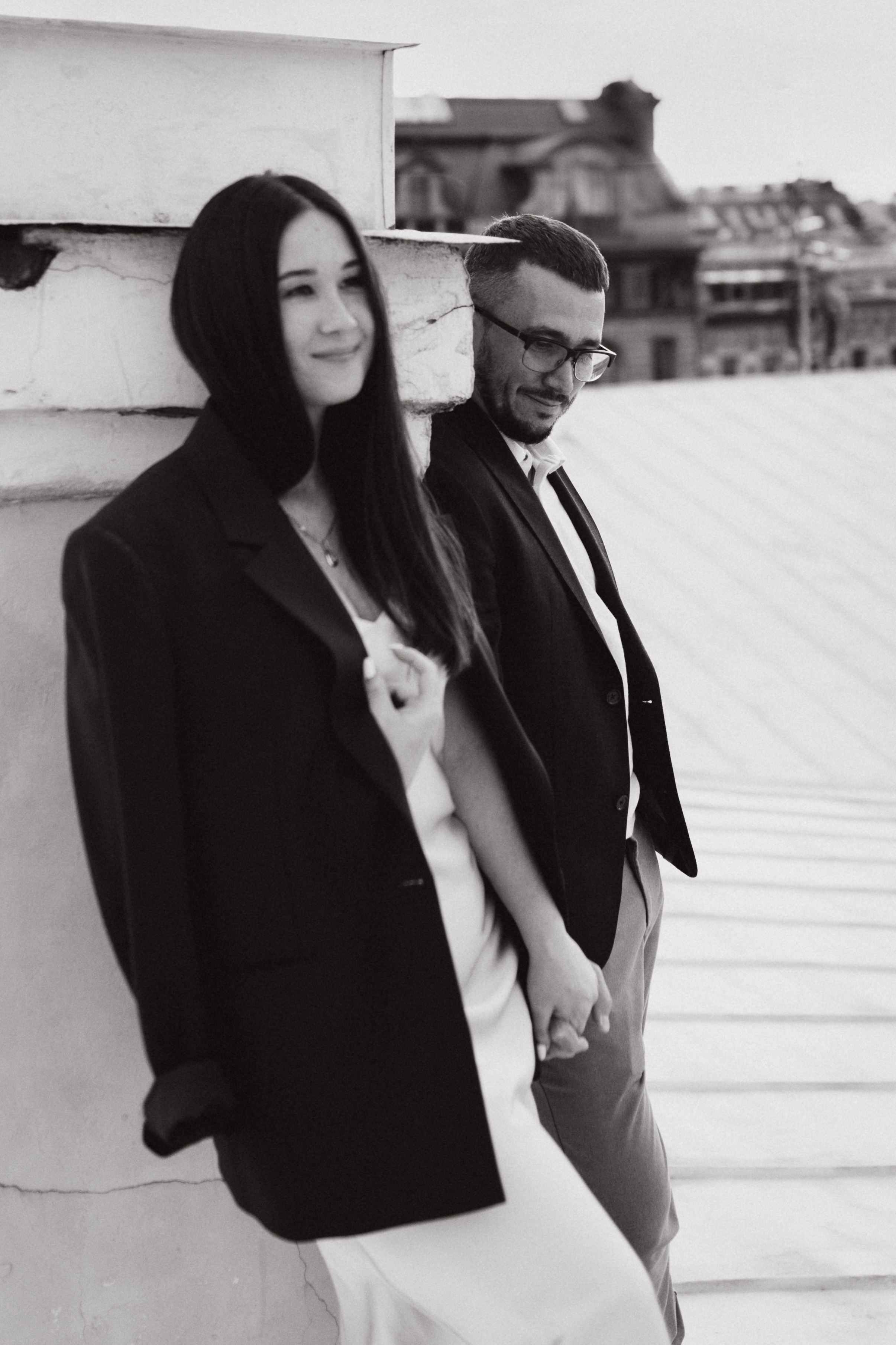 LoveStory на крышах Питера. Фотограф Санкт-Петербург Князева Елизавета