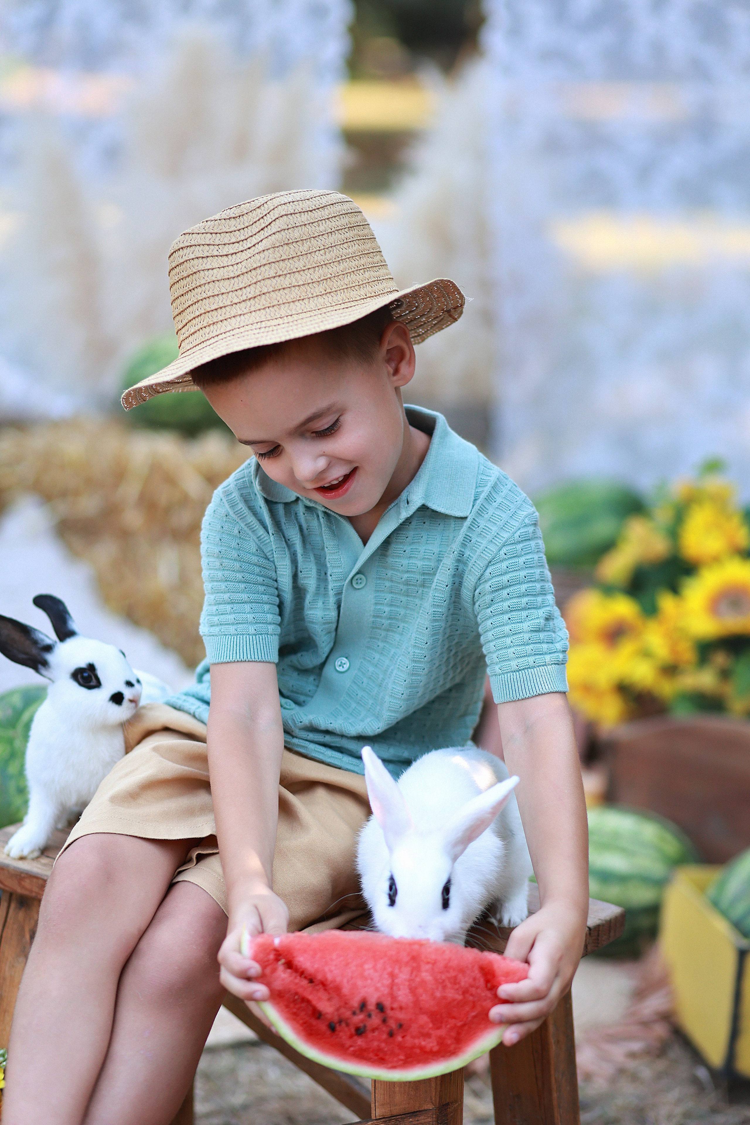 Арбузный фотодень. Детский семейный фотограф Краснодар