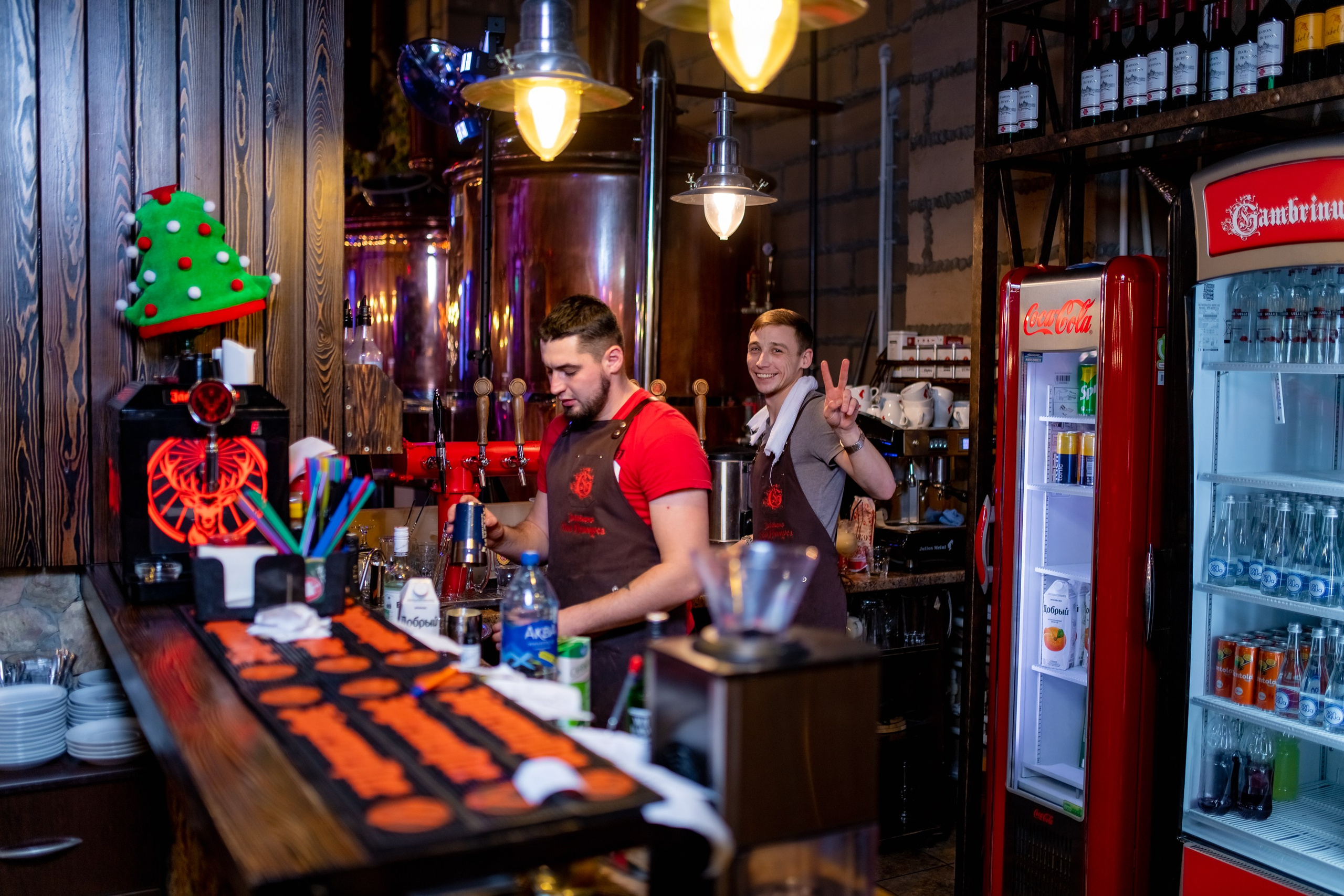 Новогодний корпоратив в пивоварне Яна Гримуса. ProfotoNK