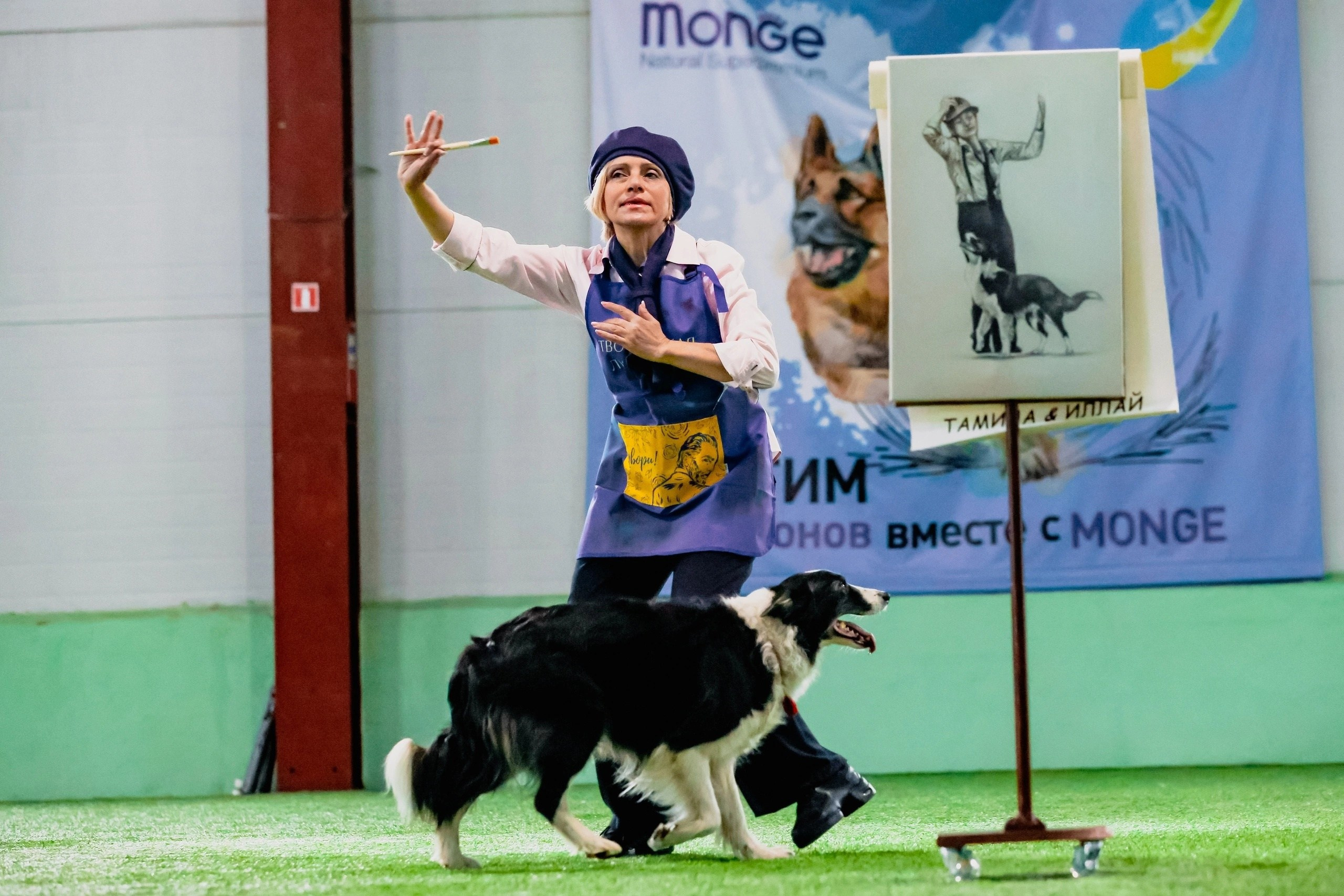 Соревнования по танцам с собаками. Спортивный фотограф Зянтереков Антон