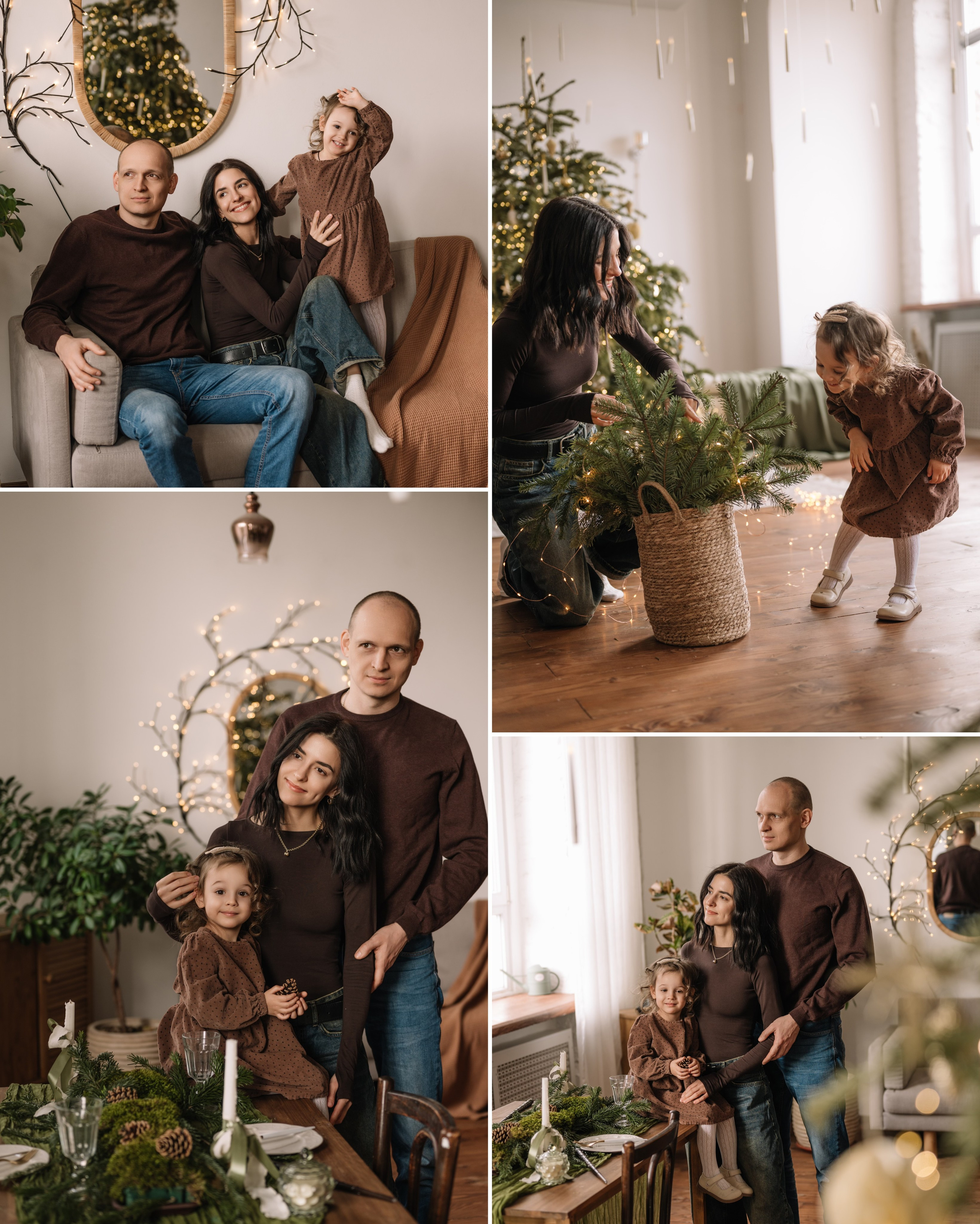 Новогодняя семейная фотосессия. Свадебный и семейный фотограф в Краснодаре Алина Мельник