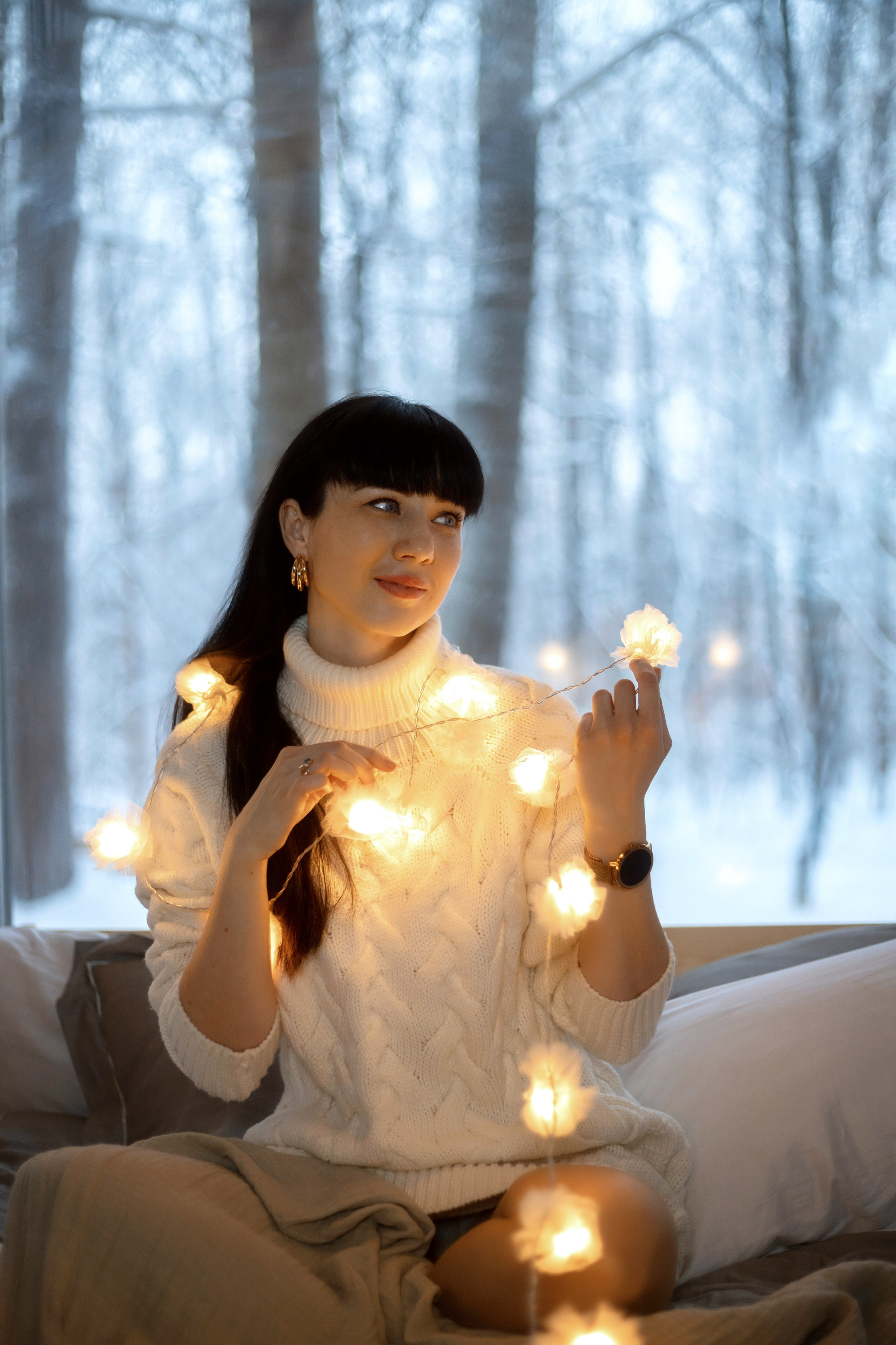 Новогодние Сергей, Татьяна и Мирослава. Детский и семейный фотограф г. Чебоксары Оля Горбунова